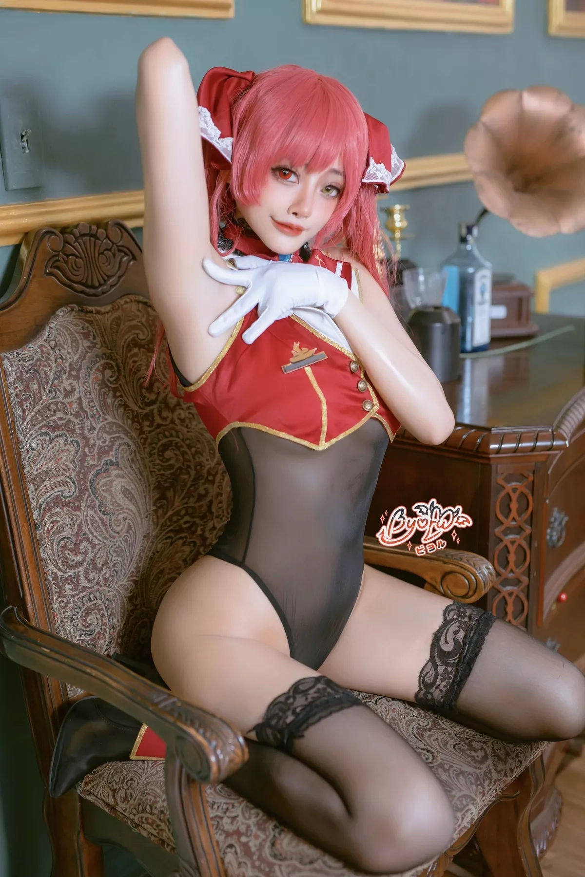 福利 【Byoru】 Marine Houshou 宝钟 女神 Cosplay