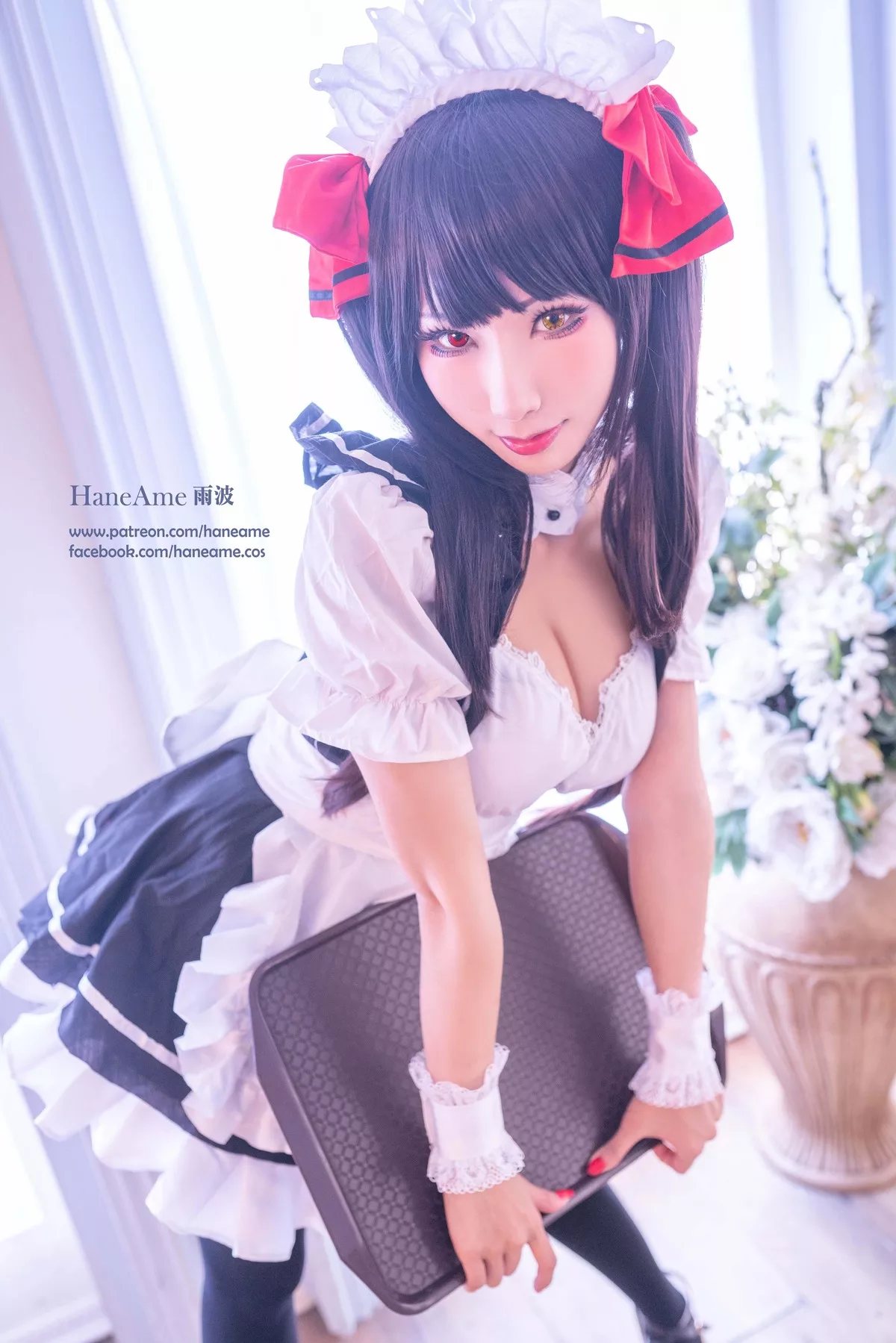 全集修正 Cosplay �r崎 Kurumi 福报 狂三 【HaneAme 丽人 Tokisaki 雨波】
