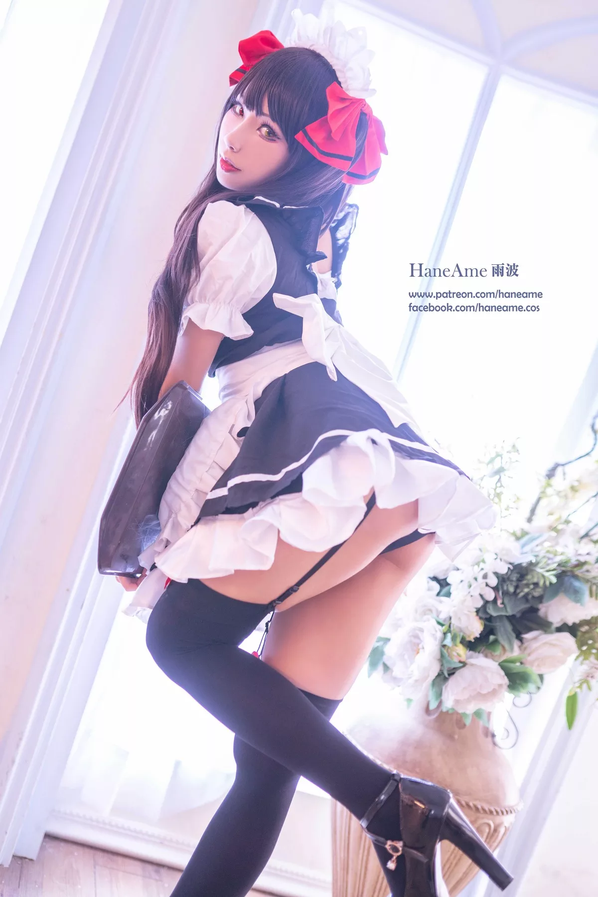 全集修正 Cosplay �r崎 Kurumi 福报 狂三 【HaneAme 丽人 Tokisaki 雨波】