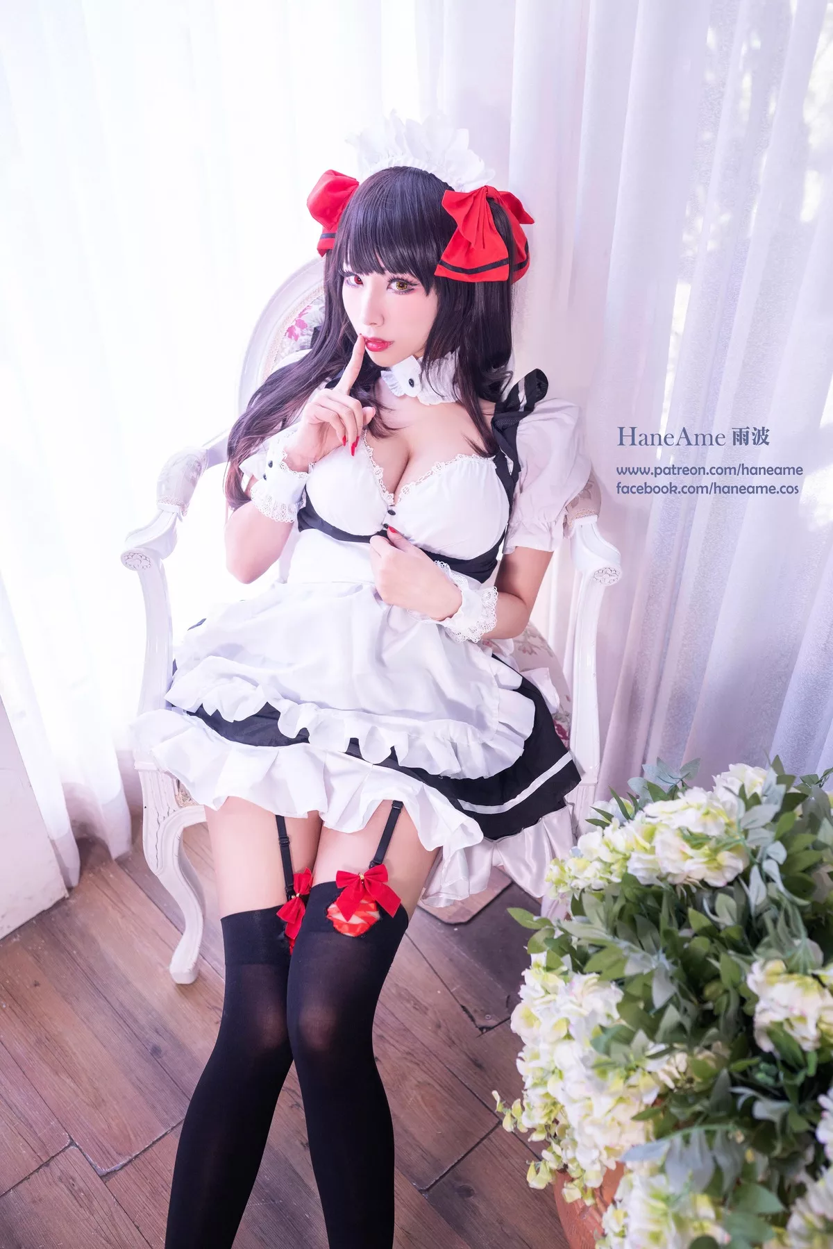 全集修正 Cosplay �r崎 Kurumi 福报 狂三 【HaneAme 丽人 Tokisaki 雨波】