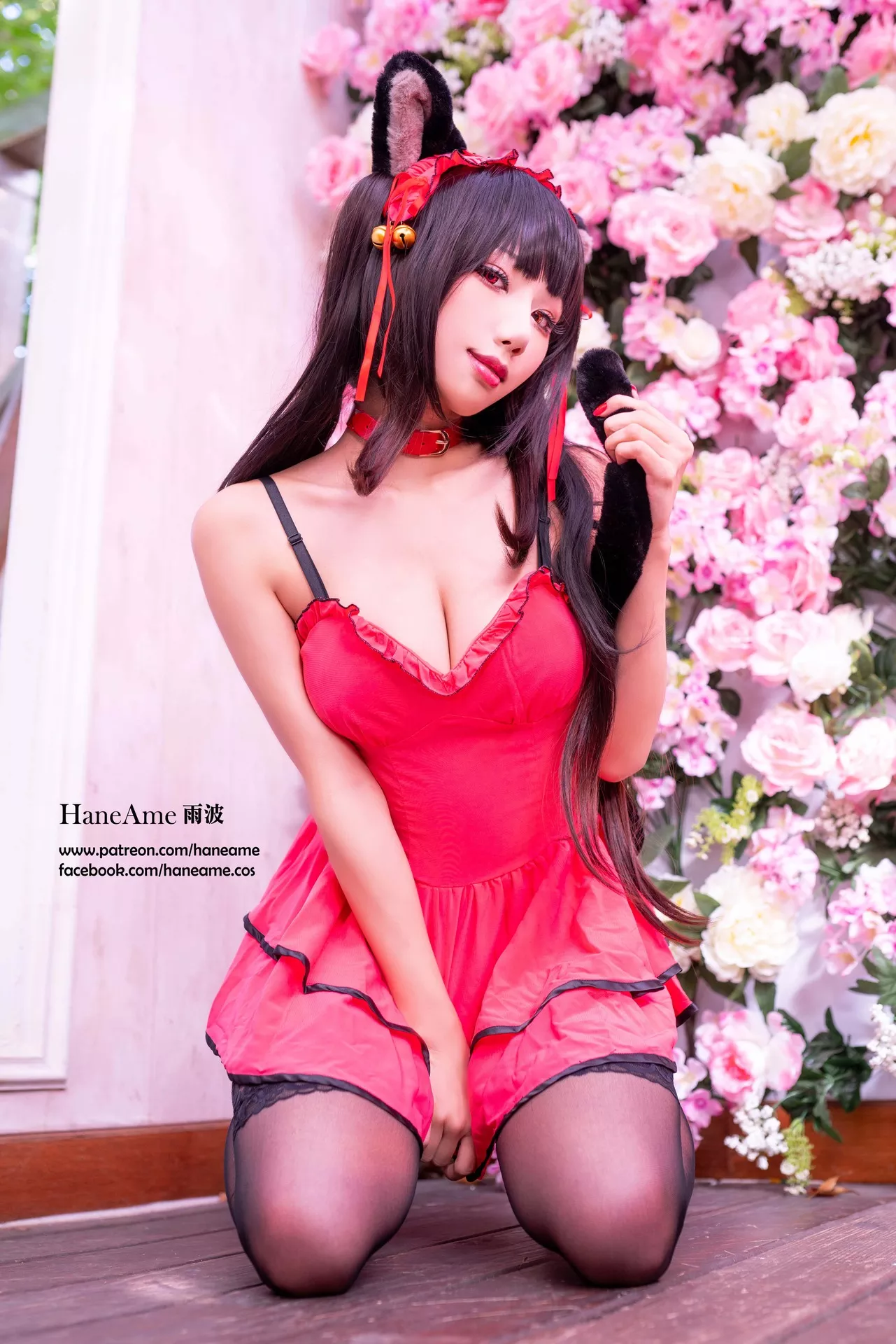 全集修正 Cosplay �r崎 Kurumi 福报 狂三 【HaneAme 丽人 Tokisaki 雨波】