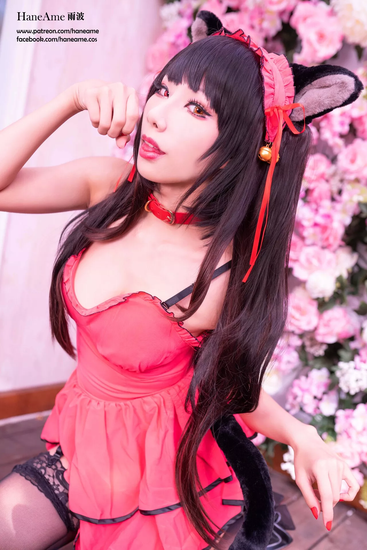 全集修正 Cosplay �r崎 Kurumi 福报 狂三 【HaneAme 丽人 Tokisaki 雨波】