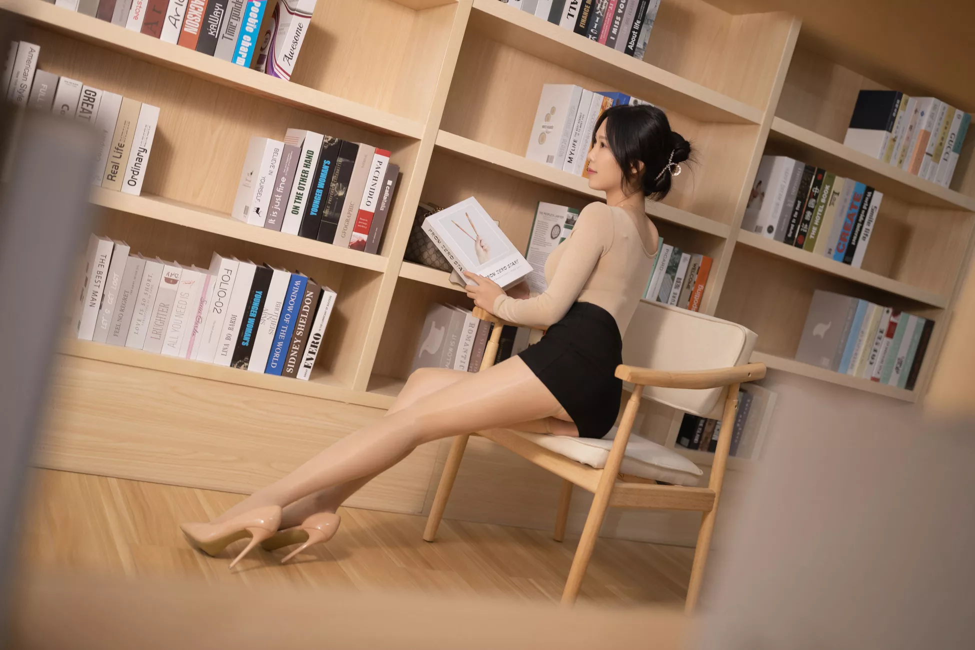 私房 ・ 抖娘 超清 摄影 利世 《图书馆事件》