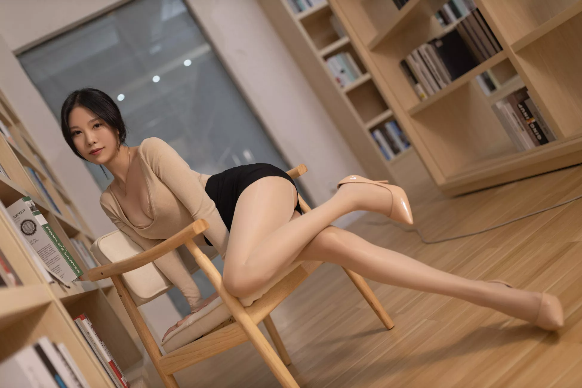私房 ・ 抖娘 超清 摄影 利世 《图书馆事件》