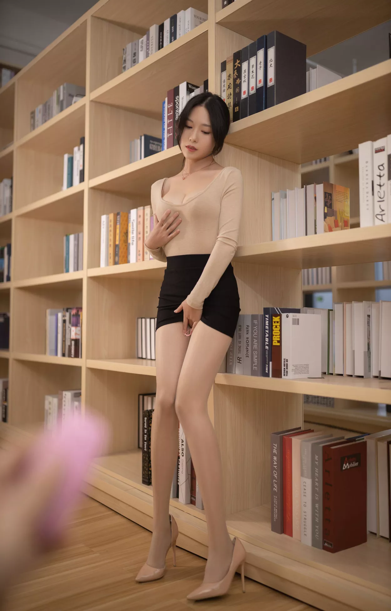 私房 ・ 抖娘 超清 摄影 利世 《图书馆事件》