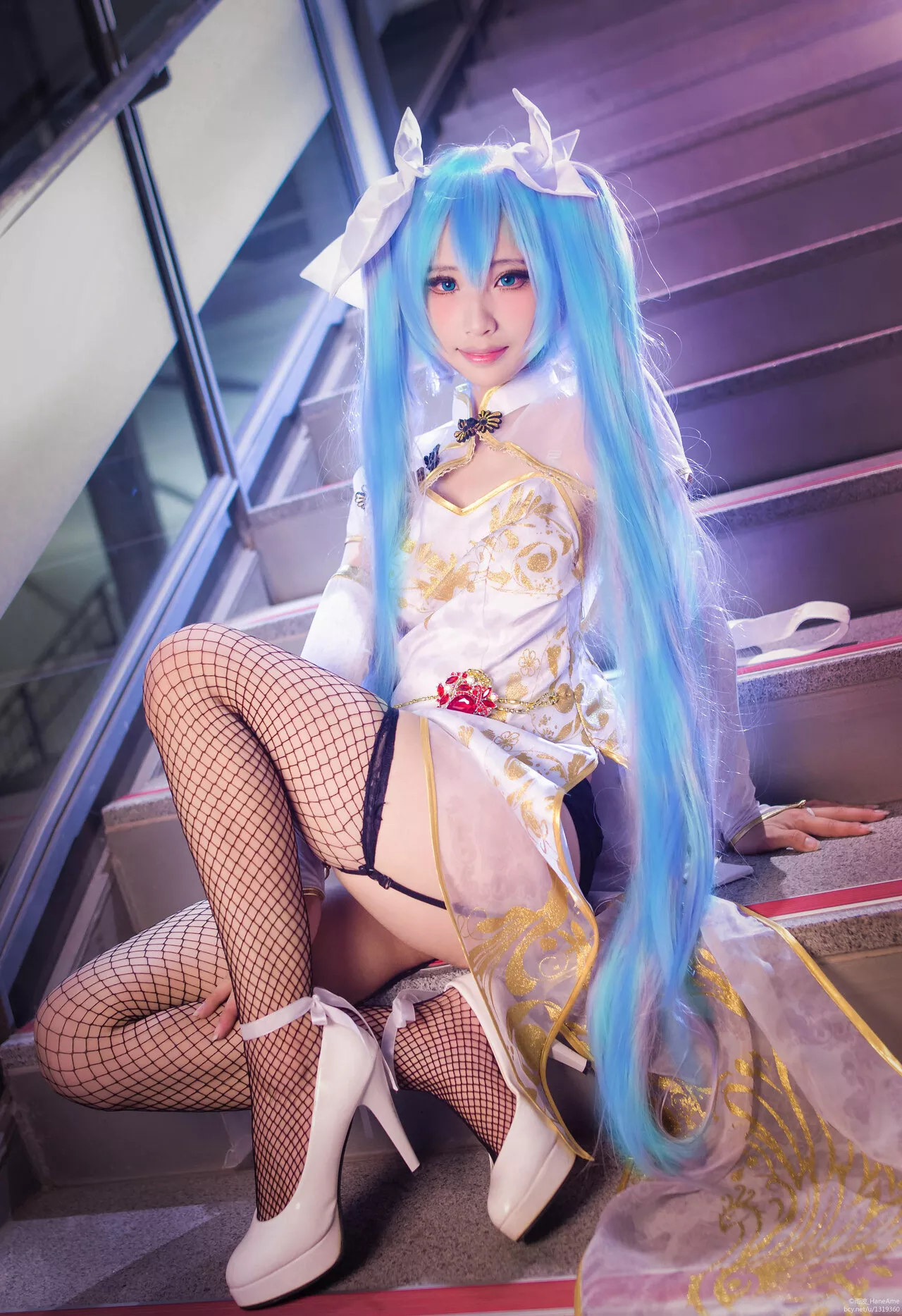 Miku 雨波】 Hatsune 【HaneAme 初音 福利 尤物 Cosplay VOCALOID