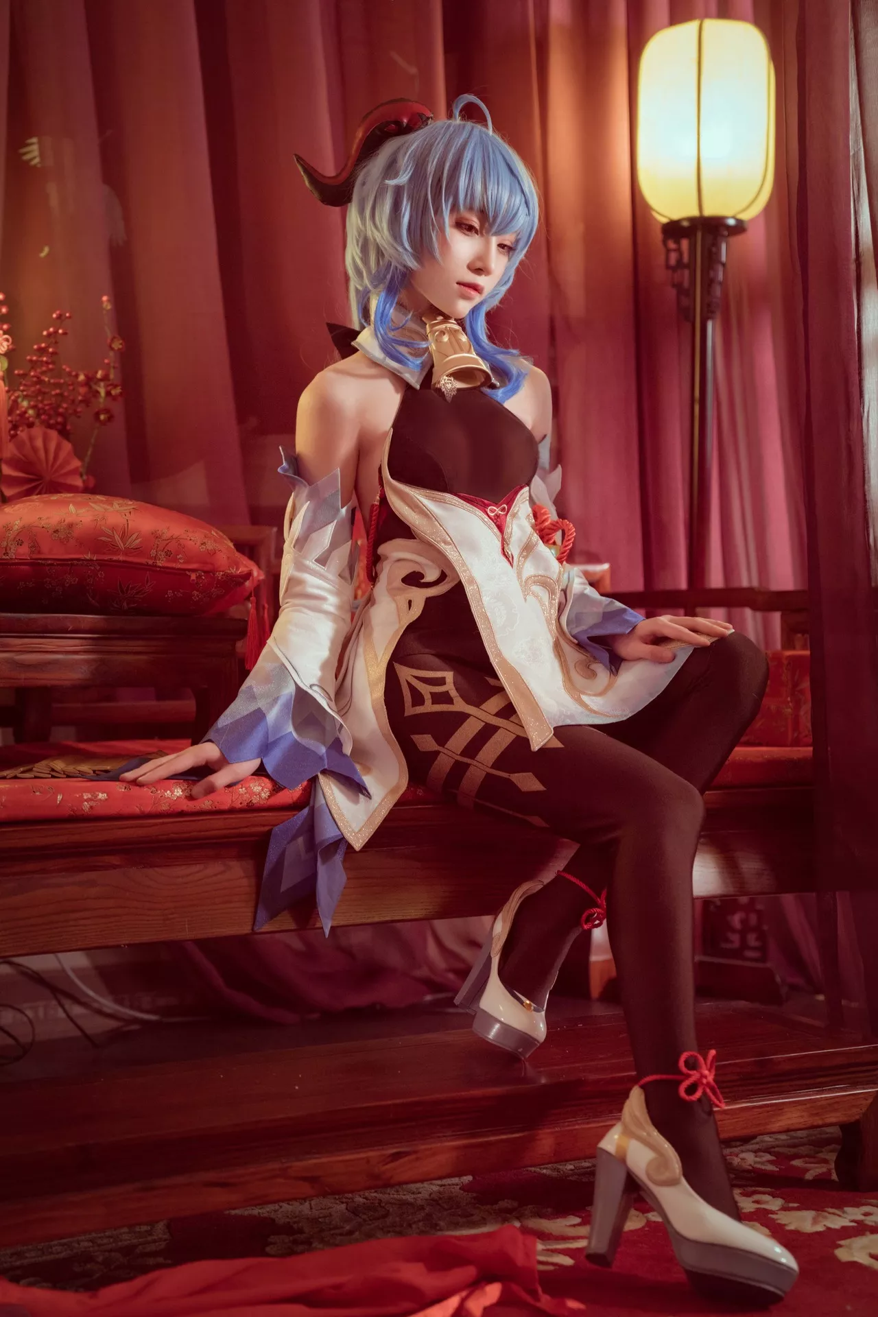Kitaro】 福报 Cosplay Impact Ganyu 仙女 Genshin 【绮太郎 甘雨