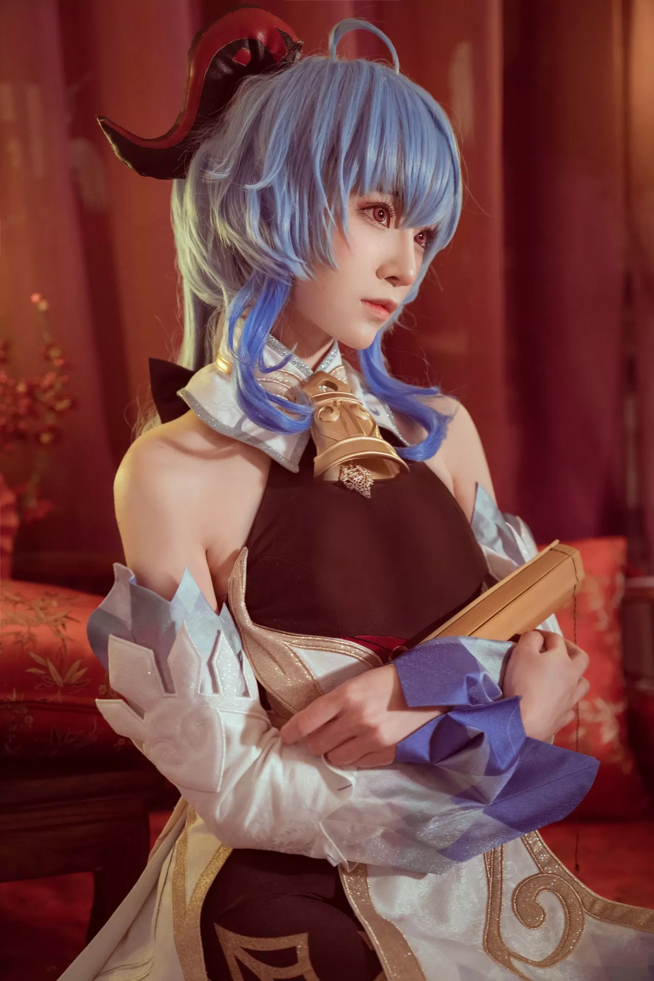 Kitaro】 福报 Cosplay Impact Ganyu 仙女 Genshin 【绮太郎 甘雨