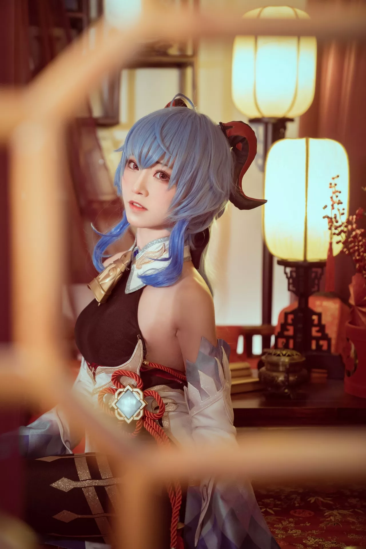 Kitaro】 福报 Cosplay Impact Ganyu 仙女 Genshin 【绮太郎 甘雨