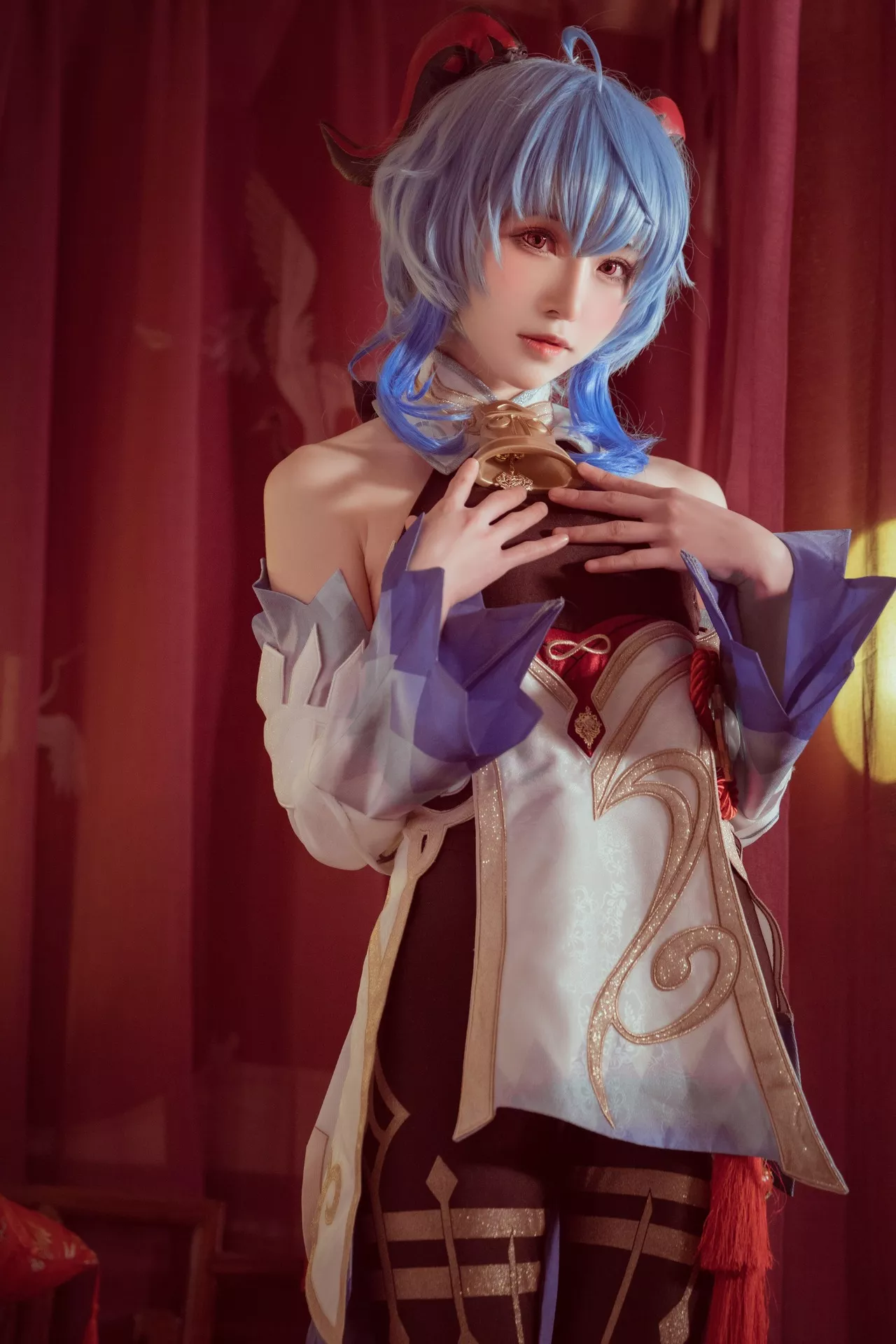 Kitaro】 福报 Cosplay Impact Ganyu 仙女 Genshin 【绮太郎 甘雨