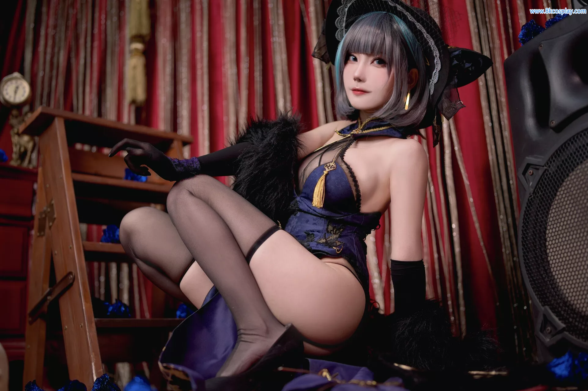 Chesire：Cait Crooner 【卜呦】 柴郡音乐华丽 Cosplay HMS 福利 Sith 美女