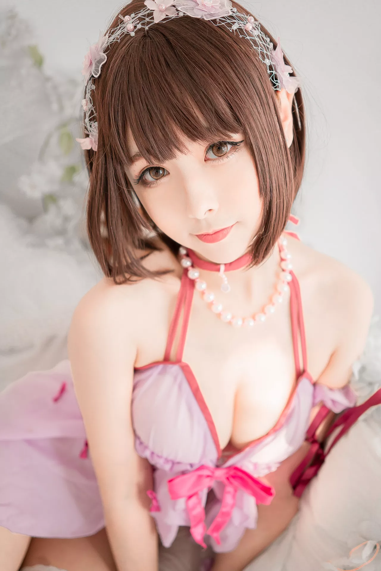 Kato ko Megumi Cosplay 【Momo 加藤惠 丽人 葵葵】 福利
