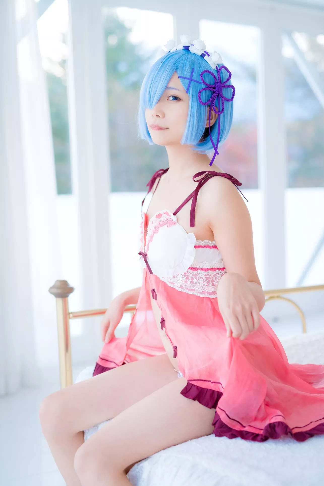 女神 Cosplay Reみみこと始める生活 全集修正 【Mimiko 福报 ���_みみこ】