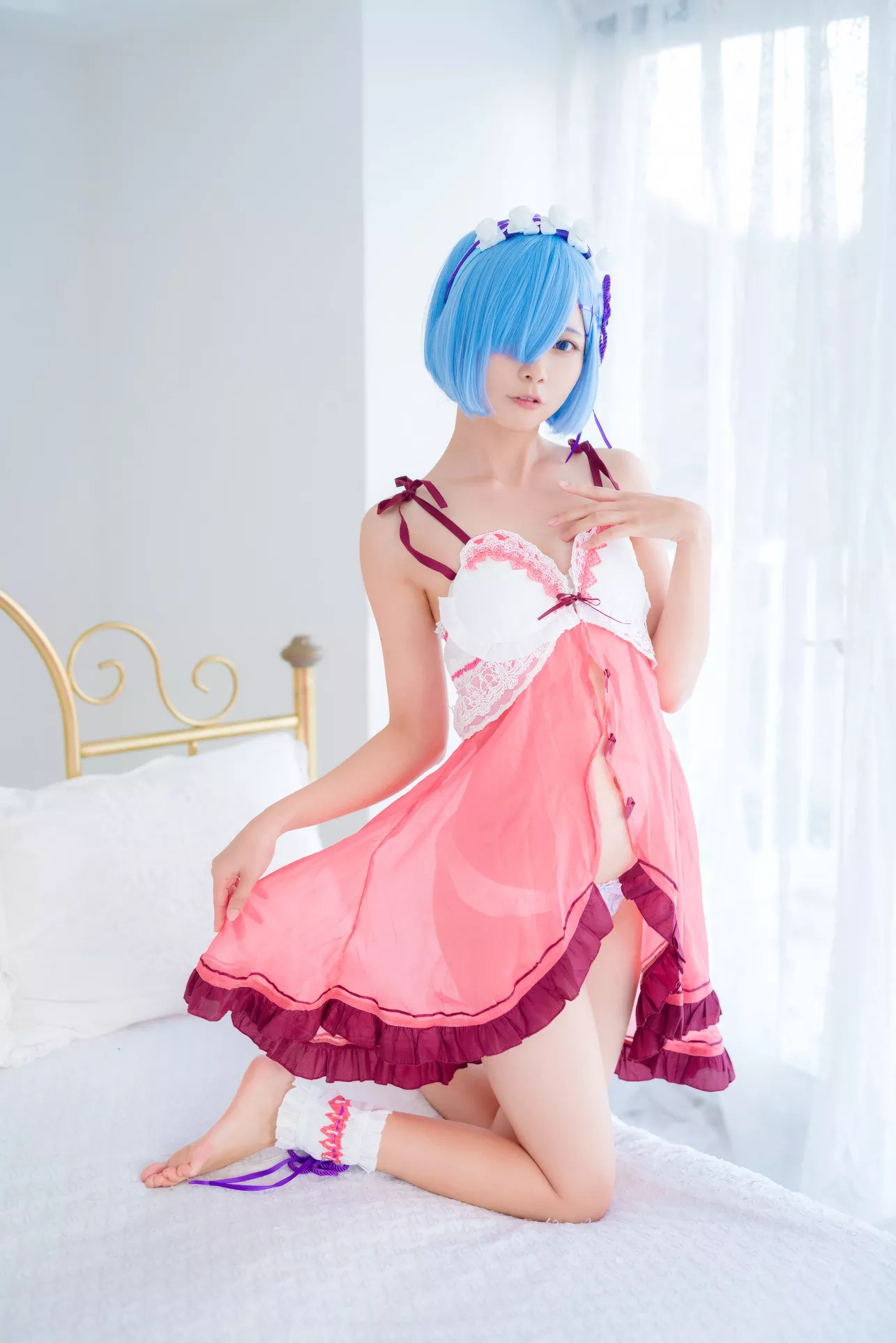 女神 Cosplay Reみみこと始める生活 全集修正 【Mimiko 福报 ���_みみこ】