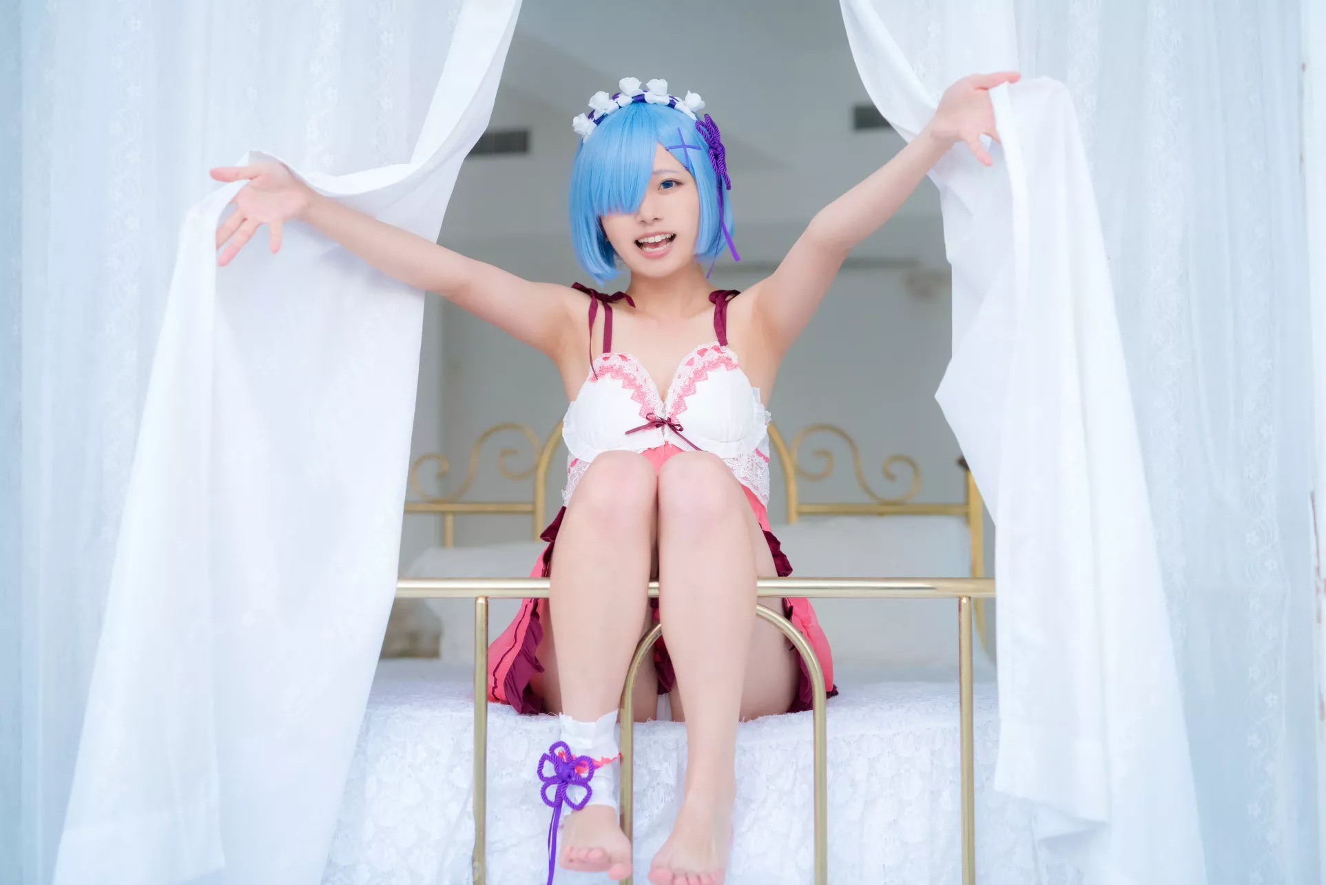 女神 Cosplay Reみみこと始める生活 全集修正 【Mimiko 福报 ���_みみこ】