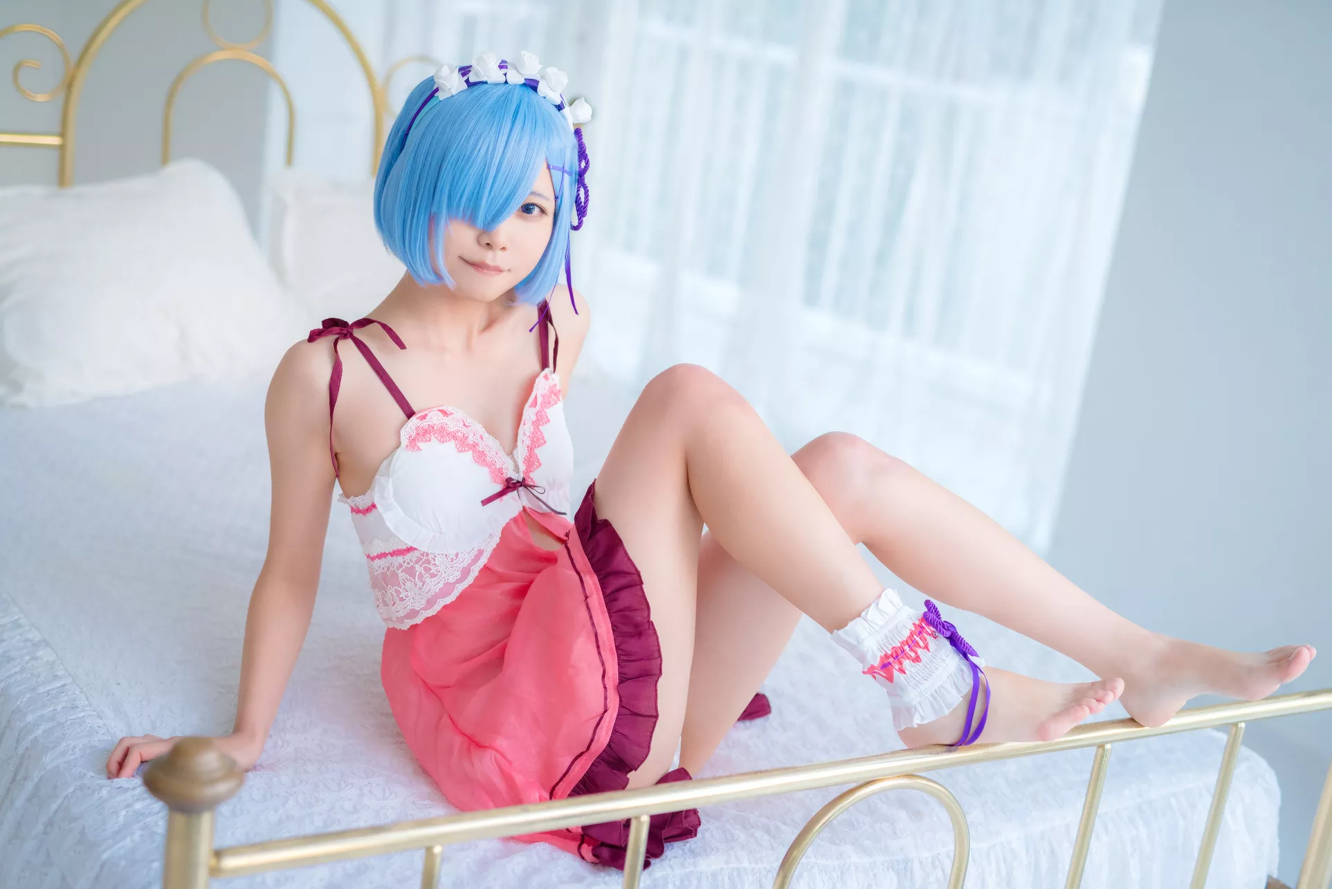 女神 Cosplay Reみみこと始める生活 全集修正 【Mimiko 福报 ���_みみこ】
