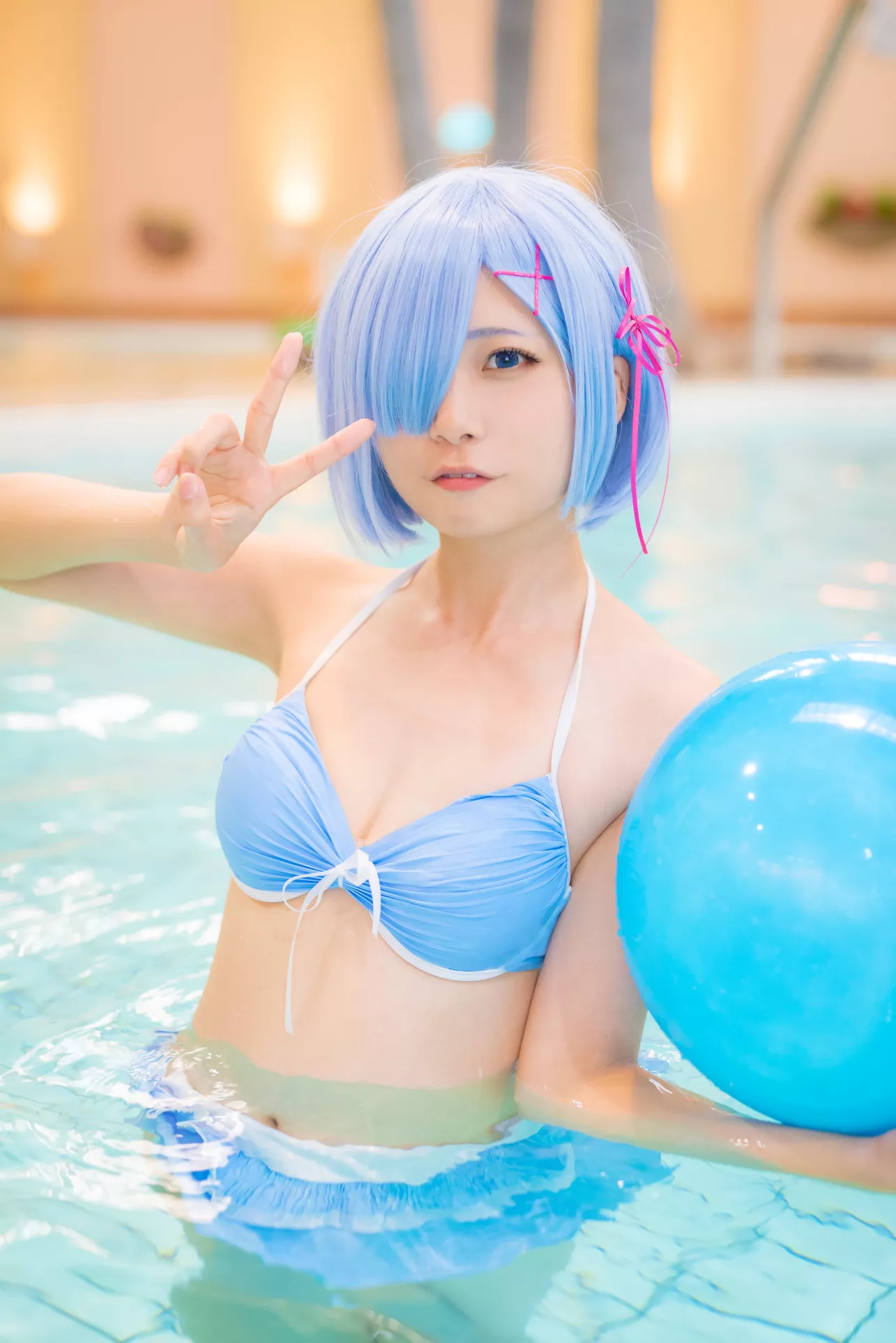 女神 Cosplay Reみみこと始める生活 全集修正 【Mimiko 福报 ���_みみこ】