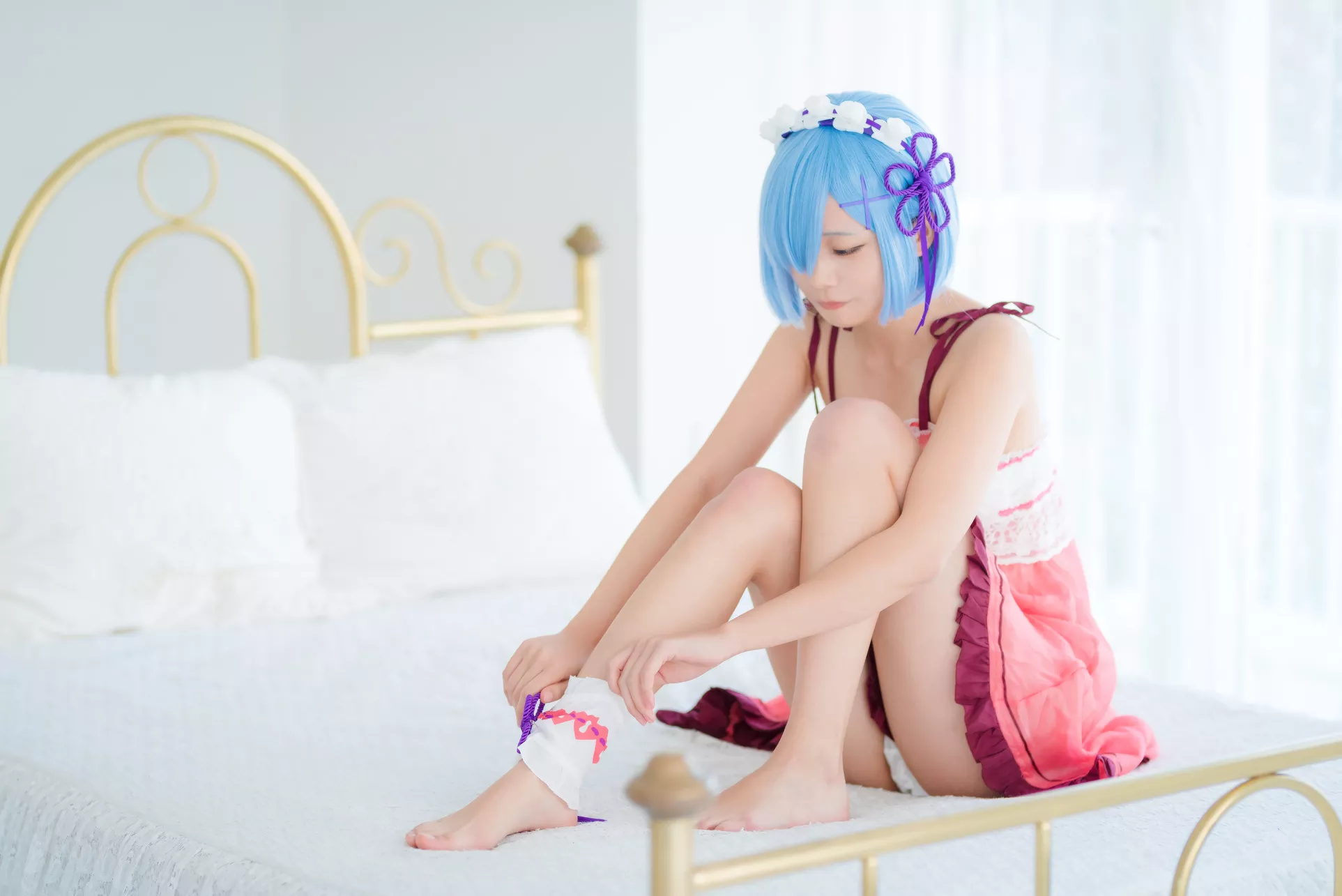 女神 Cosplay Reみみこと始める生活 全集修正 【Mimiko 福报 ���_みみこ】