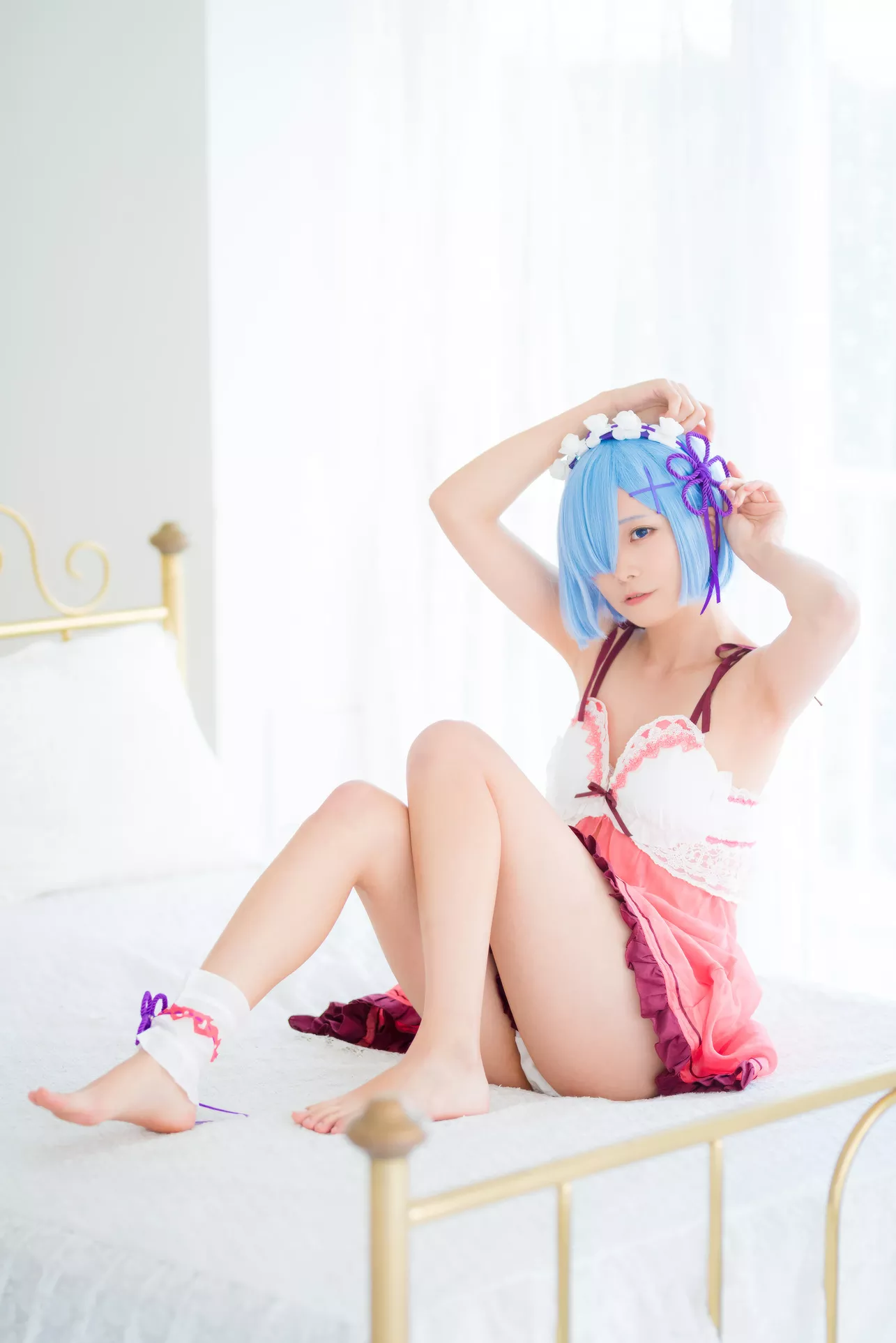 女神 Cosplay Reみみこと始める生活 全集修正 【Mimiko 福报 ���_みみこ】