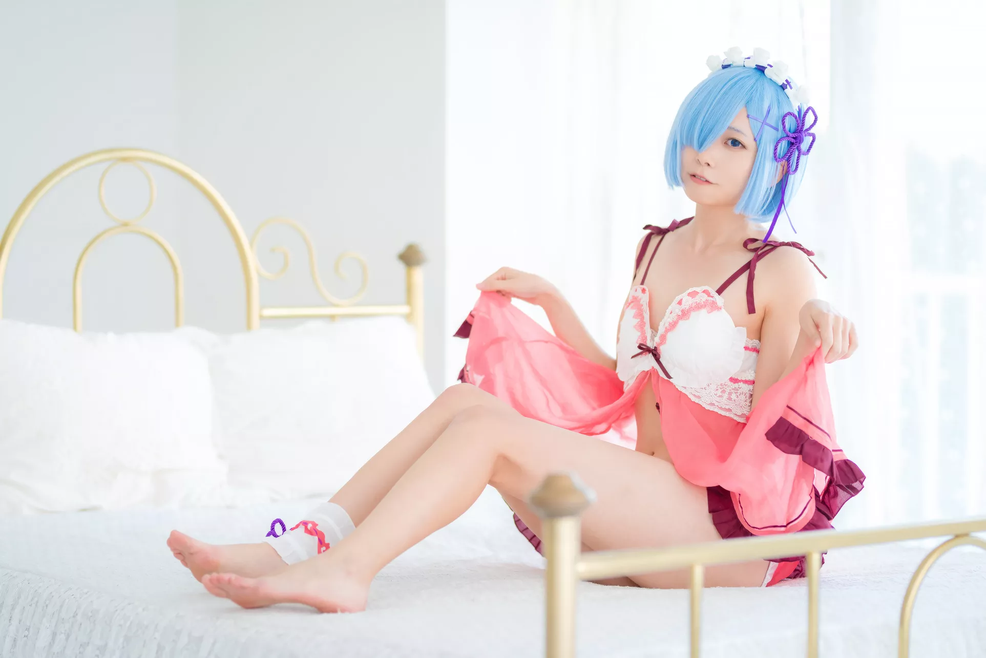 女神 Cosplay Reみみこと始める生活 全集修正 【Mimiko 福报 ���_みみこ】