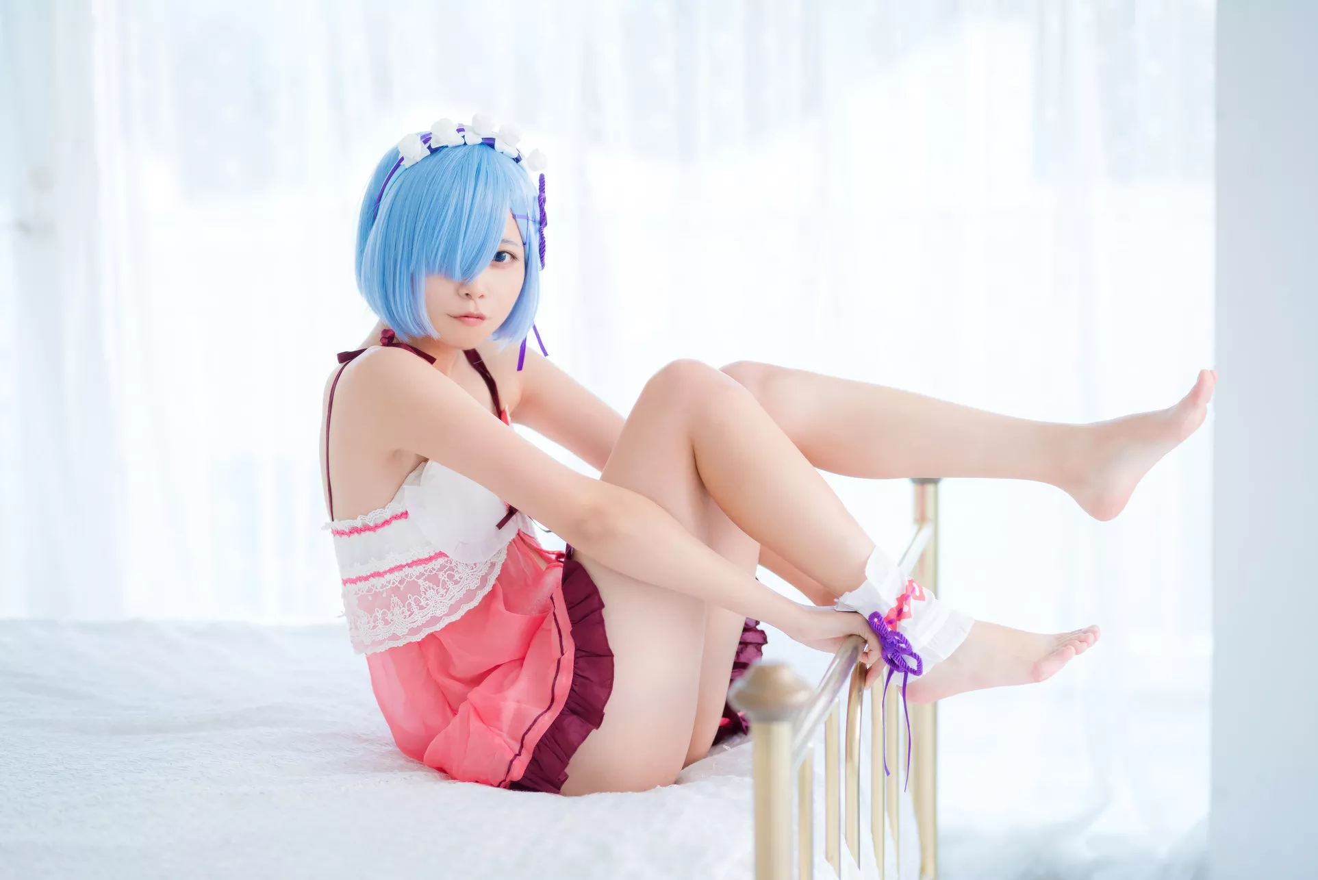 女神 Cosplay Reみみこと始める生活 全集修正 【Mimiko 福报 ���_みみこ】
