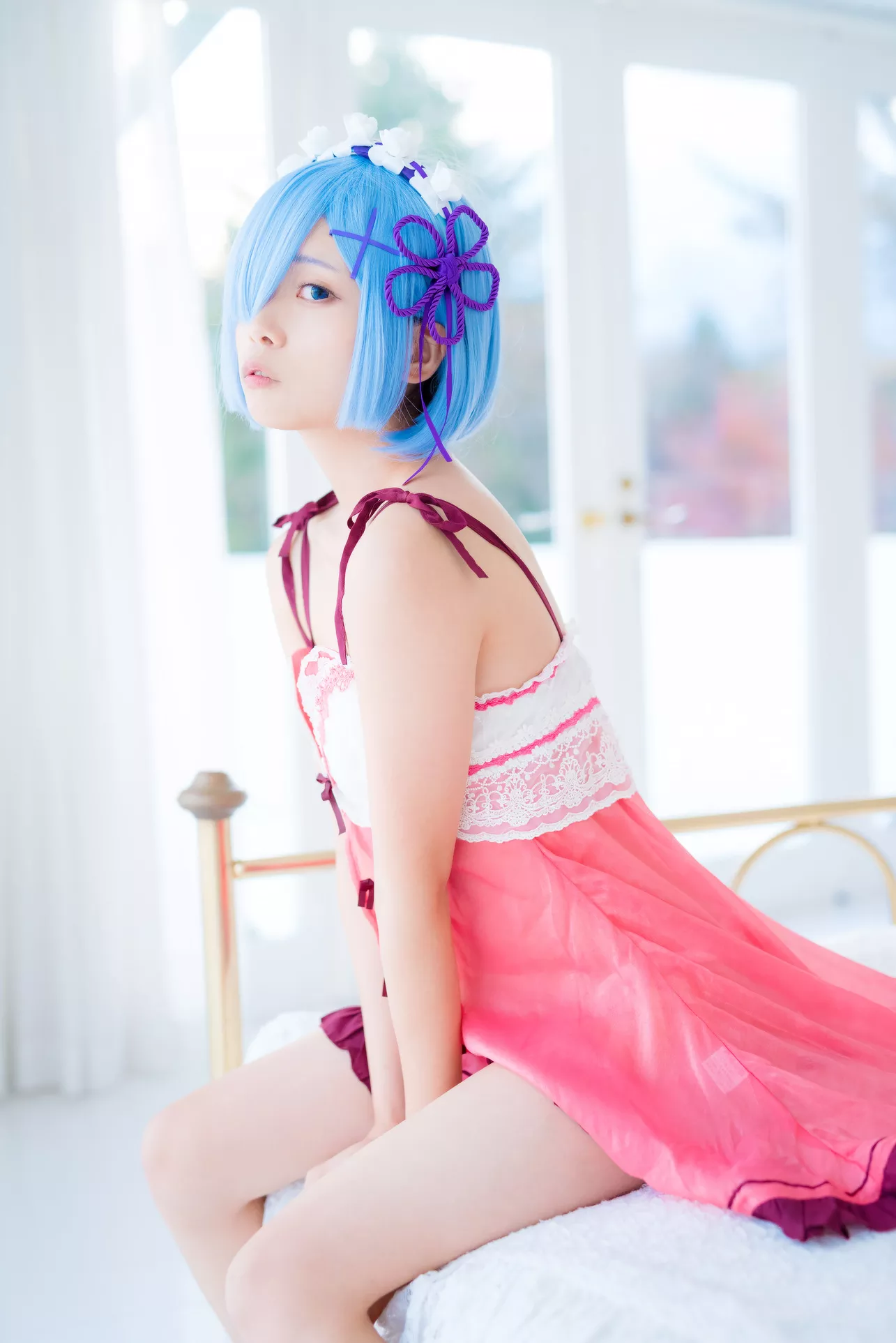 女神 Cosplay Reみみこと始める生活 全集修正 【Mimiko 福报 ���_みみこ】