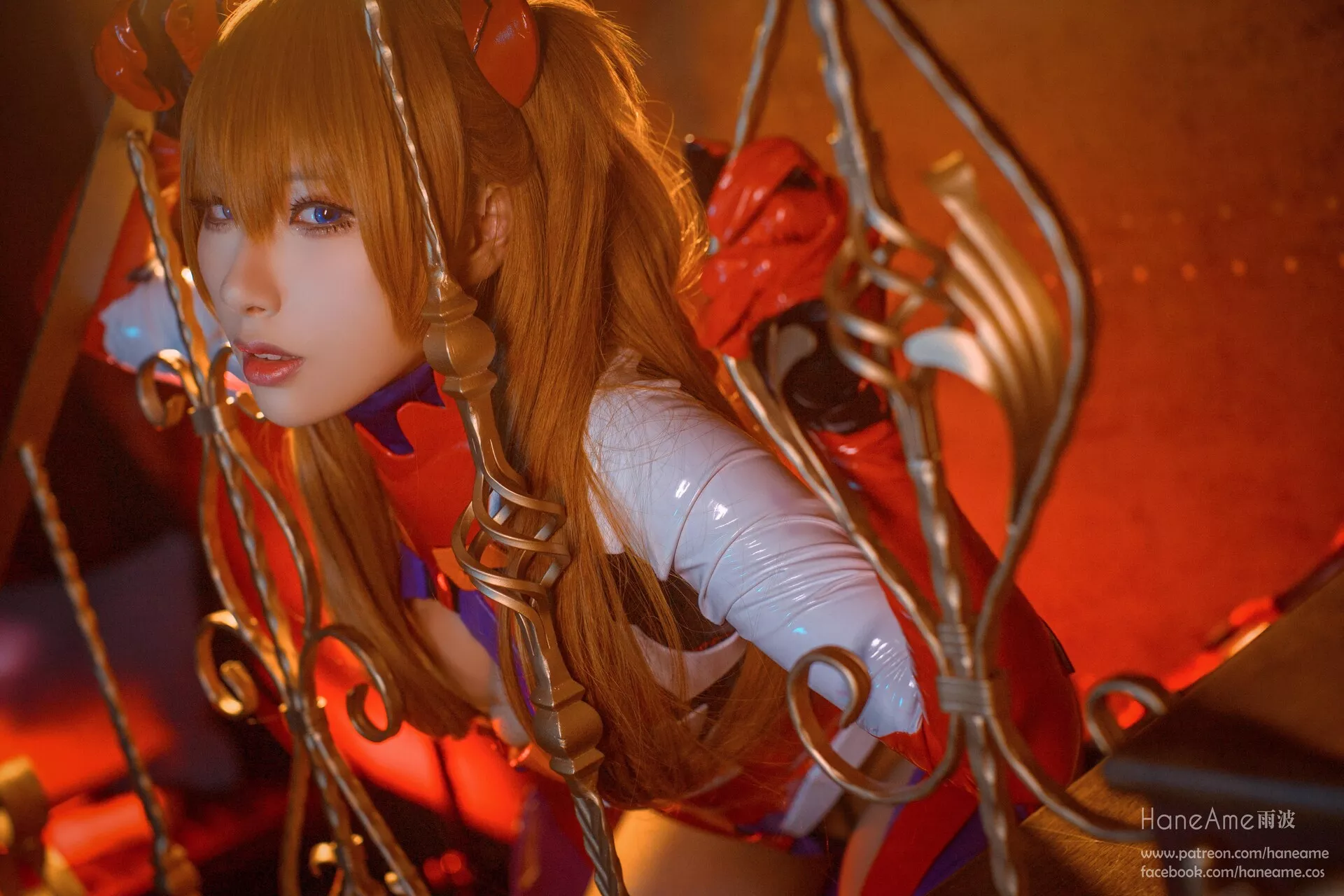 (式波) Cosplay Asuka 美人 【HaneAme 福利 雨波】 Langley Shikinami