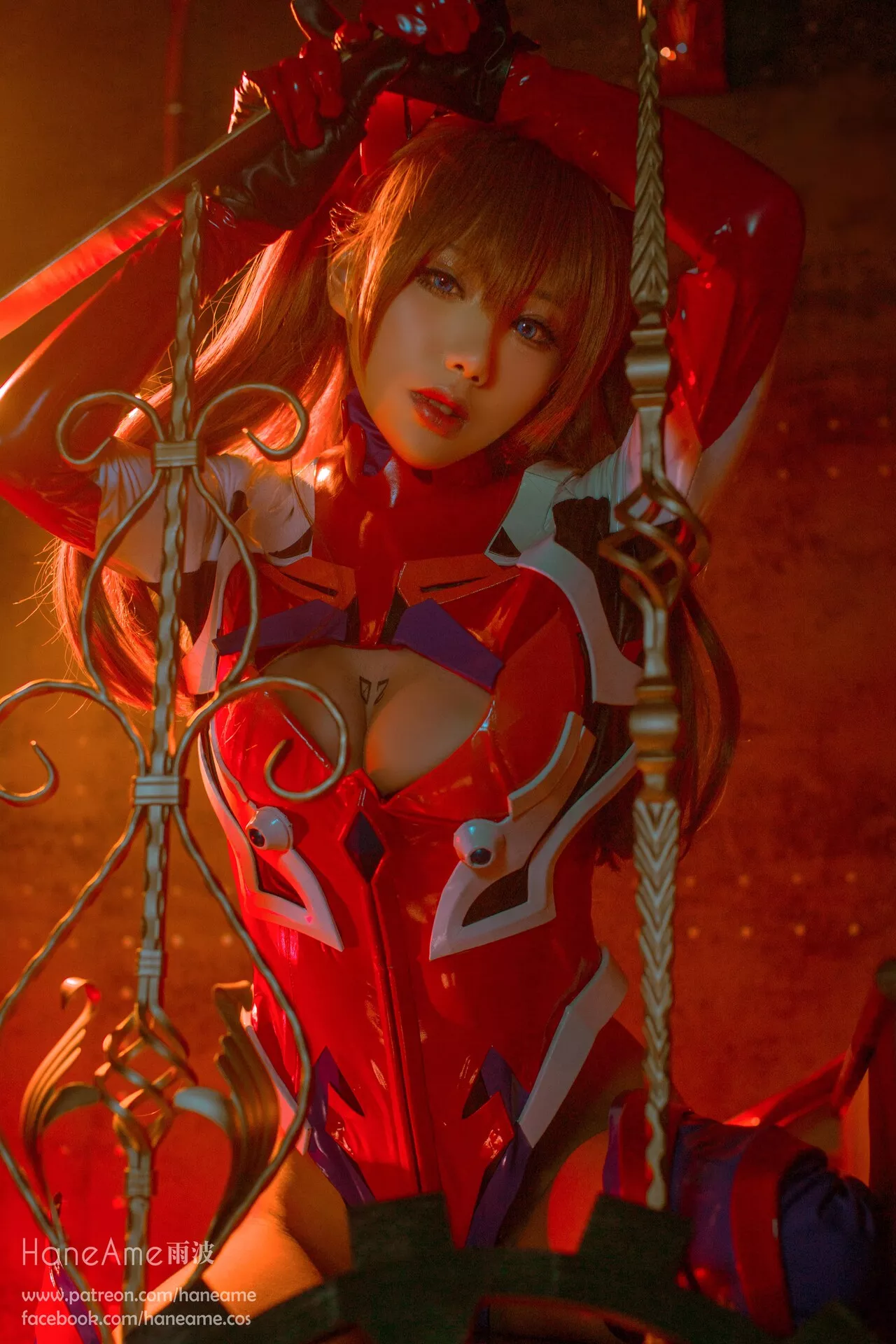 (式波) Cosplay Asuka 美人 【HaneAme 福利 雨波】 Langley Shikinami