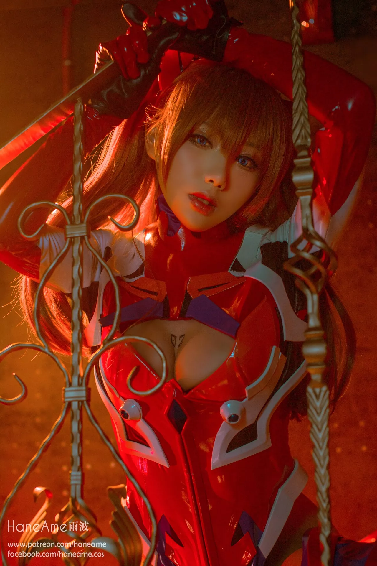 (式波) Cosplay Asuka 美人 【HaneAme 福利 雨波】 Langley Shikinami