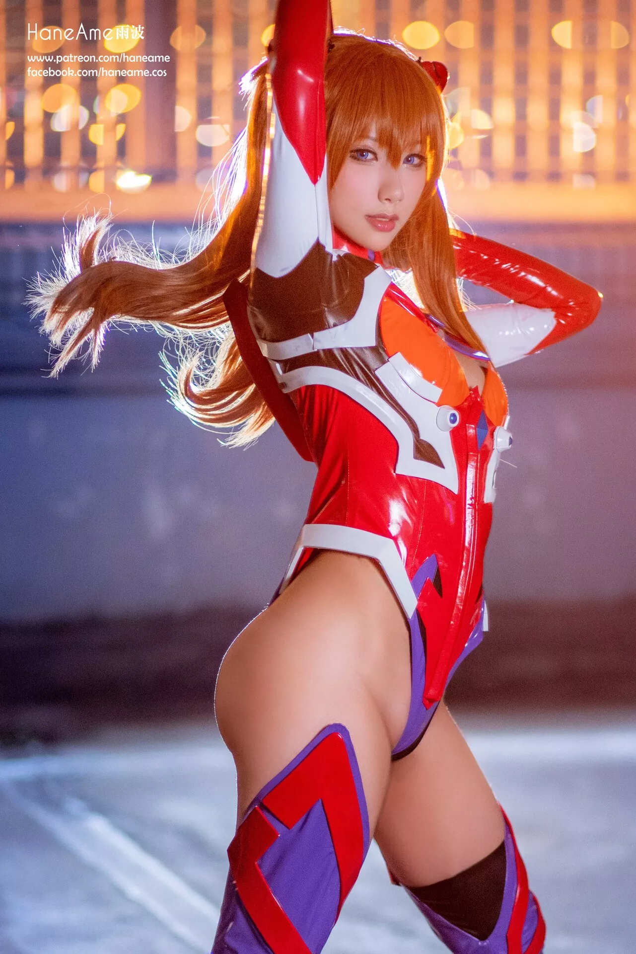 (式波) Cosplay Asuka 美人 【HaneAme 福利 雨波】 Langley Shikinami