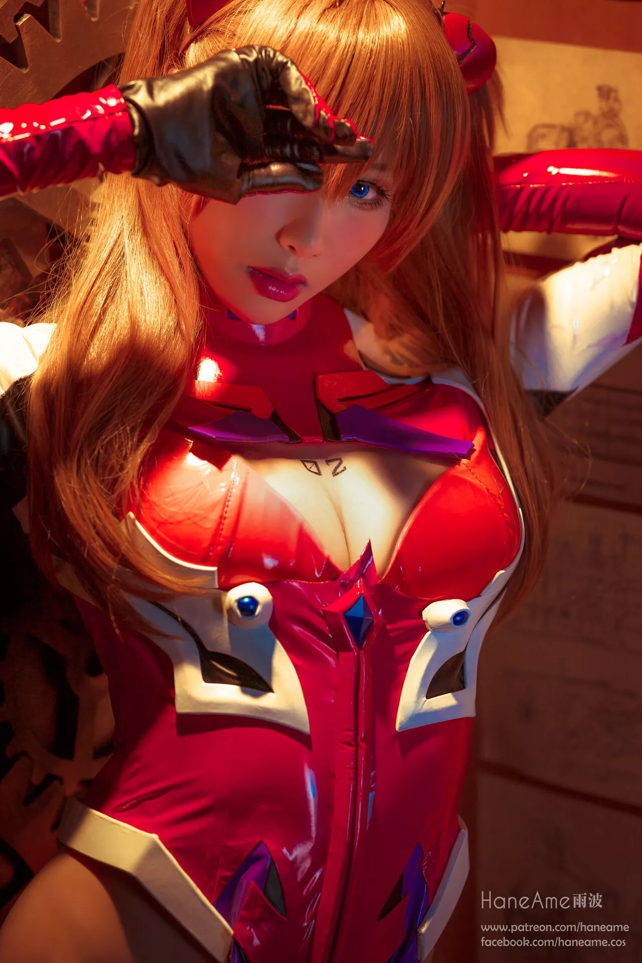 (式波) Cosplay Asuka 美人 【HaneAme 福利 雨波】 Langley Shikinami