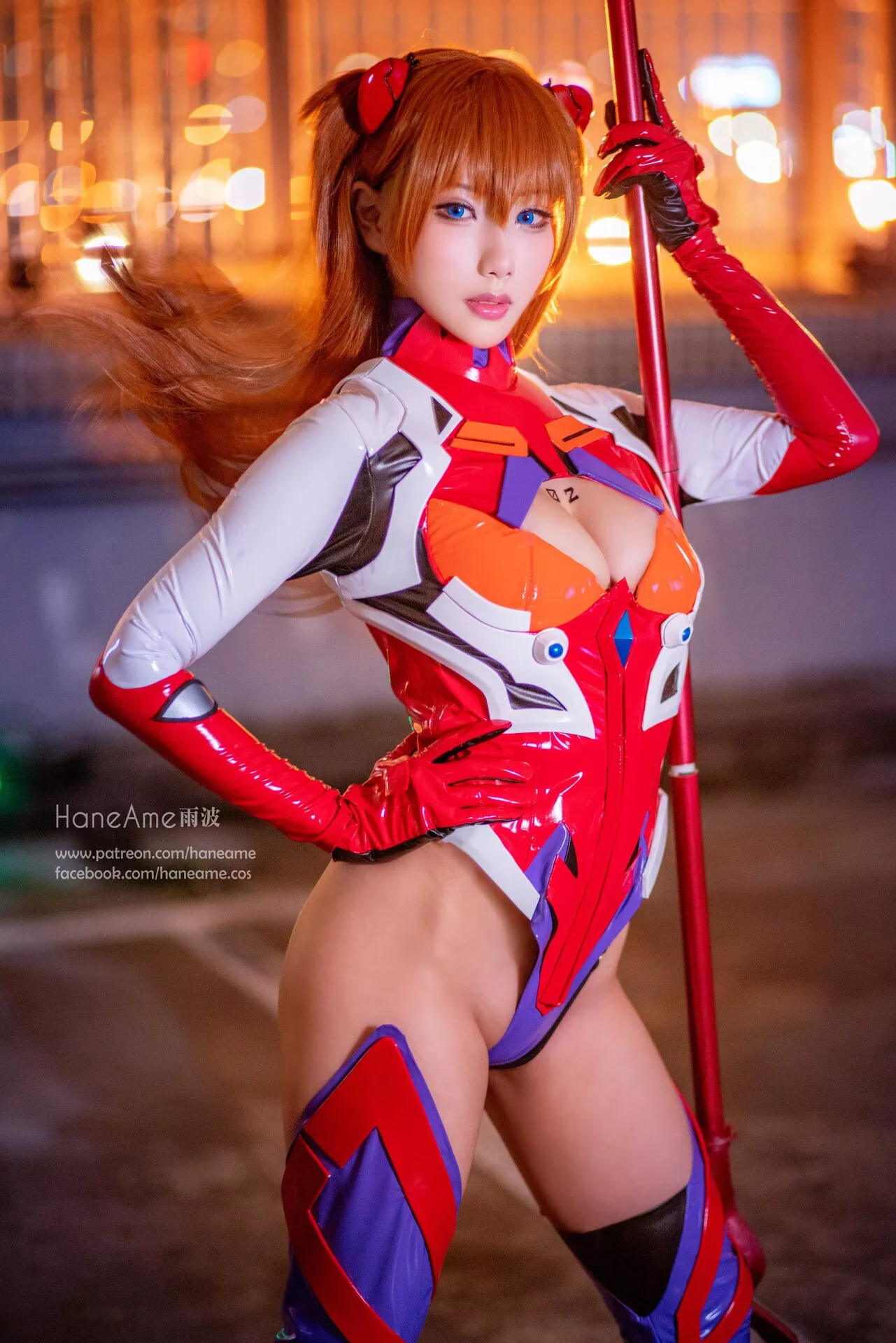 (式波) Cosplay Asuka 美人 【HaneAme 福利 雨波】 Langley Shikinami