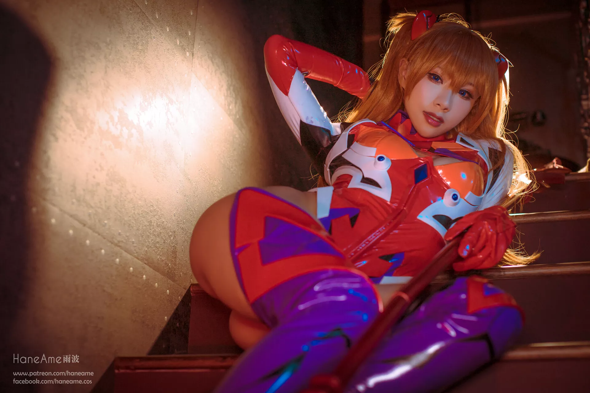 (式波) Cosplay Asuka 美人 【HaneAme 福利 雨波】 Langley Shikinami
