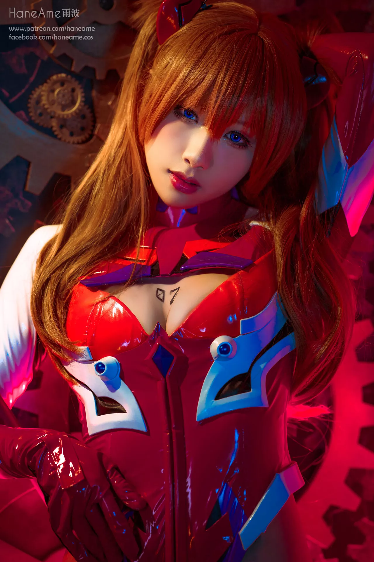 (式波) Cosplay Asuka 美人 【HaneAme 福利 雨波】 Langley Shikinami