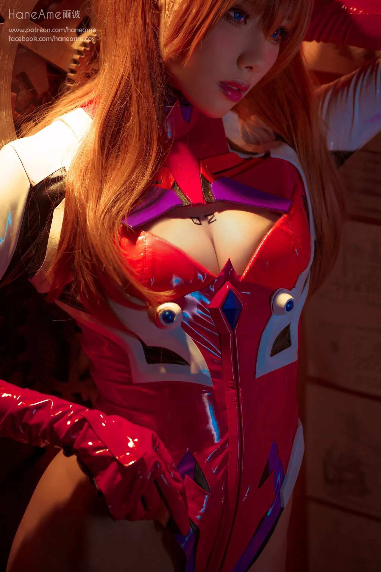 (式波) Cosplay Asuka 美人 【HaneAme 福利 雨波】 Langley Shikinami