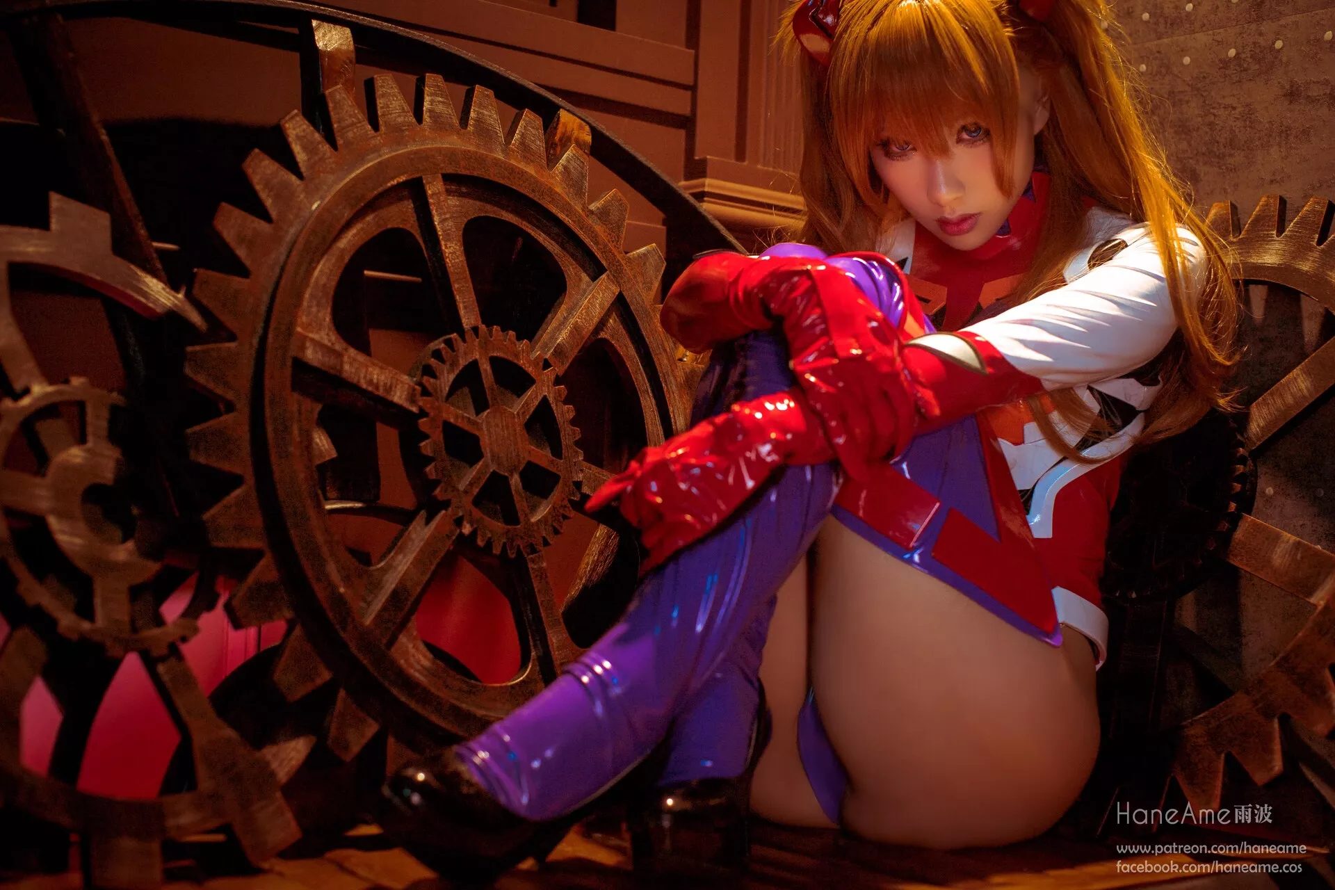 (式波) Cosplay Asuka 美人 【HaneAme 福利 雨波】 Langley Shikinami