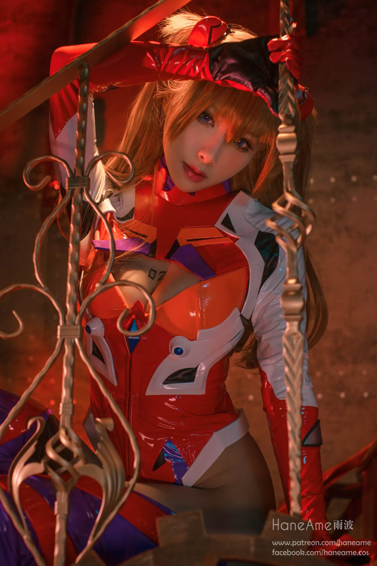 (式波) Cosplay Asuka 美人 【HaneAme 福利 雨波】 Langley Shikinami