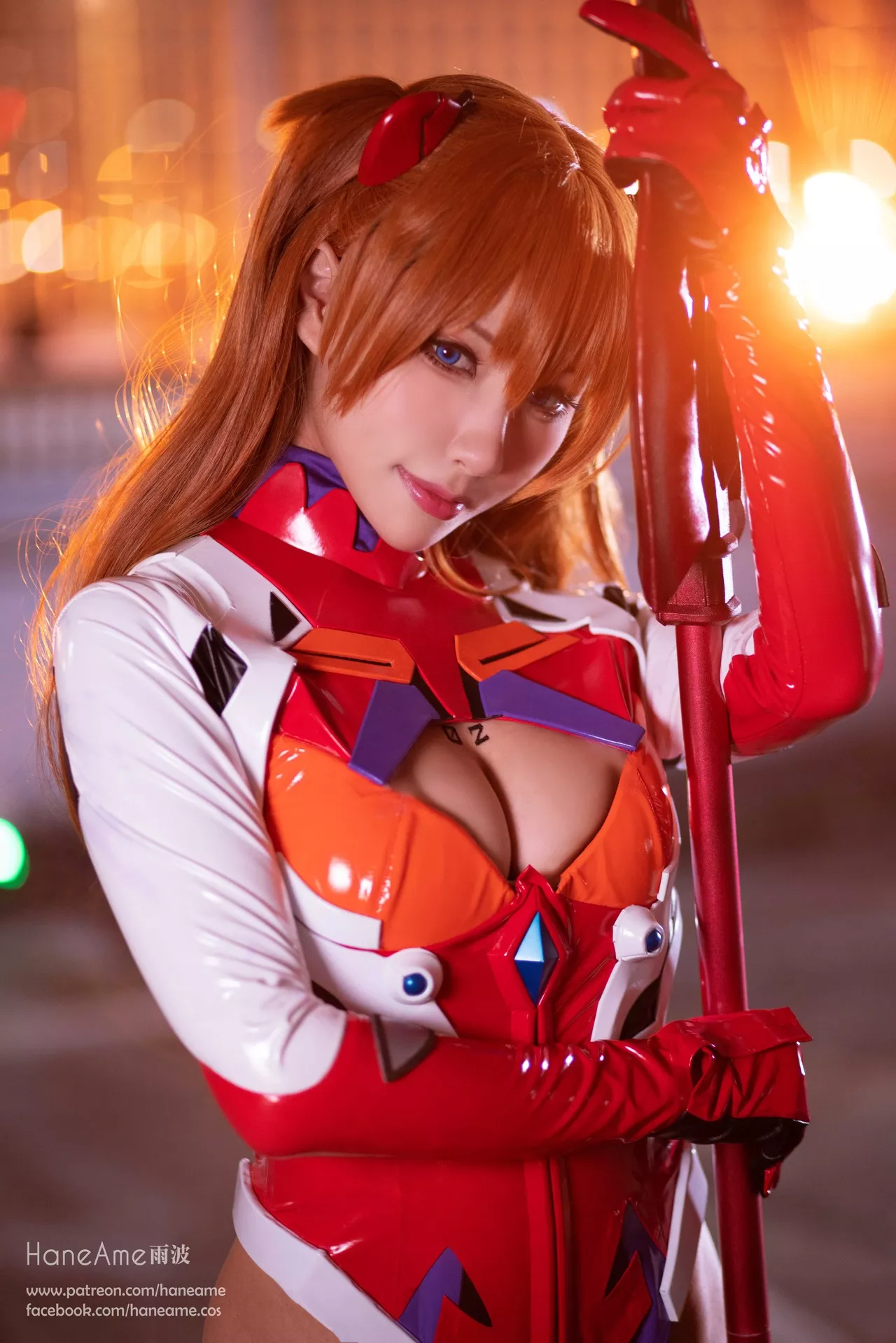 (式波) Cosplay Asuka 美人 【HaneAme 福利 雨波】 Langley Shikinami