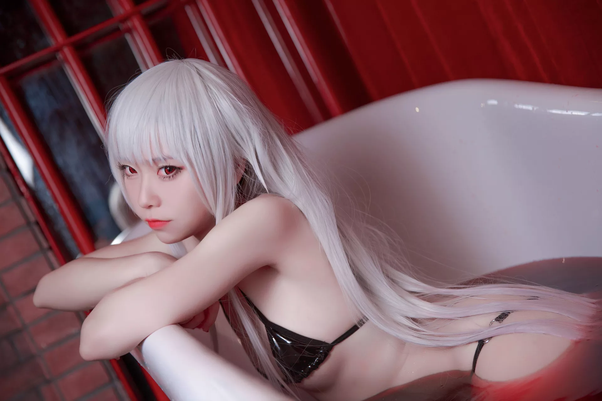 No.15 【G44 丽人 Kirie Cosplay 雾枝披风 Kagarino 不会受伤】 福利