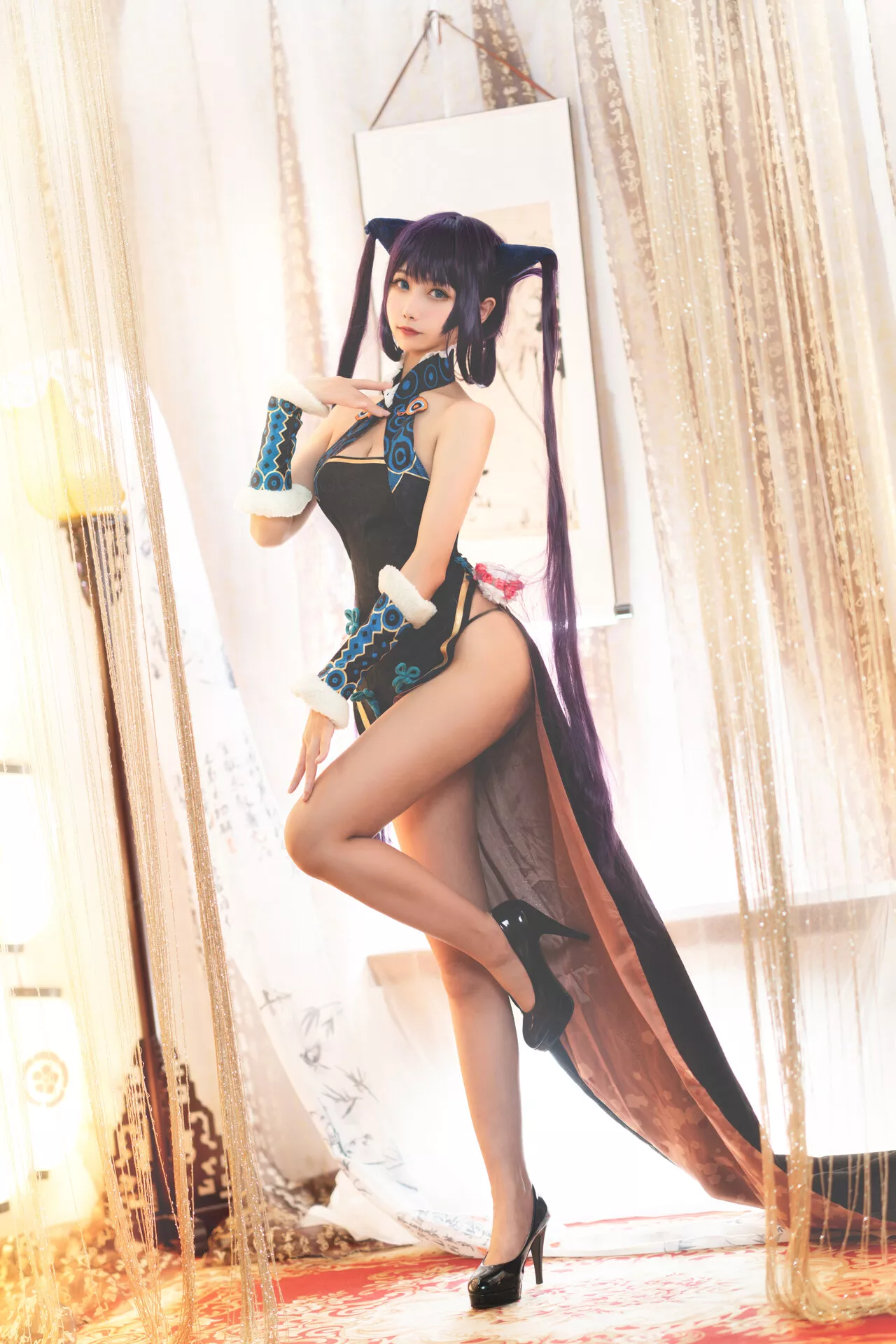福报 Yang 女神 (Fate ko Grand Order) 杨贵妃 Guifei 【Momo Cosplay 葵葵】