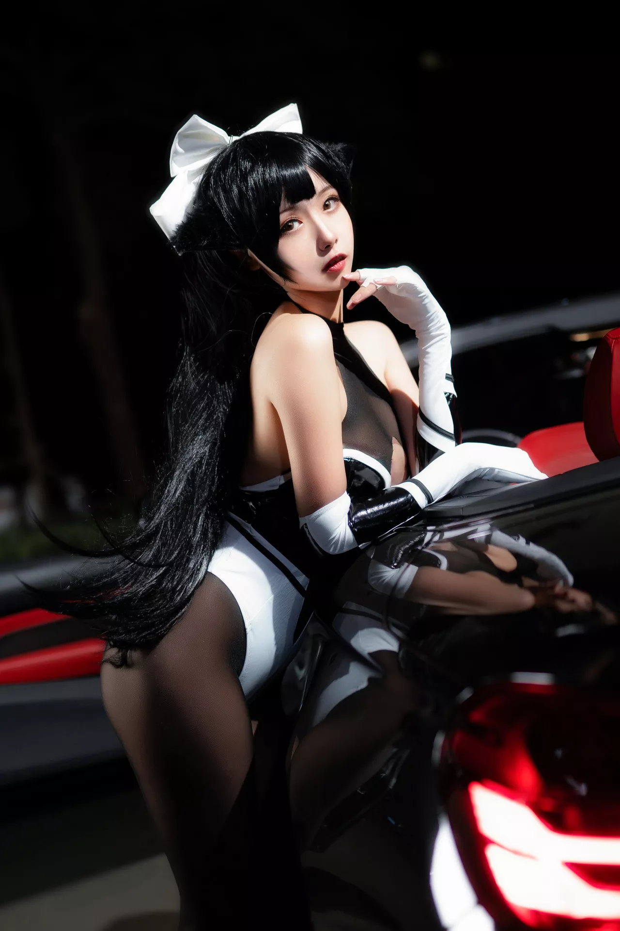 ko 獒 高雄 Lane Cosplay 碧蓝航线 ) 【Momo 葵葵】 丽人 (Azur 福利 Takao