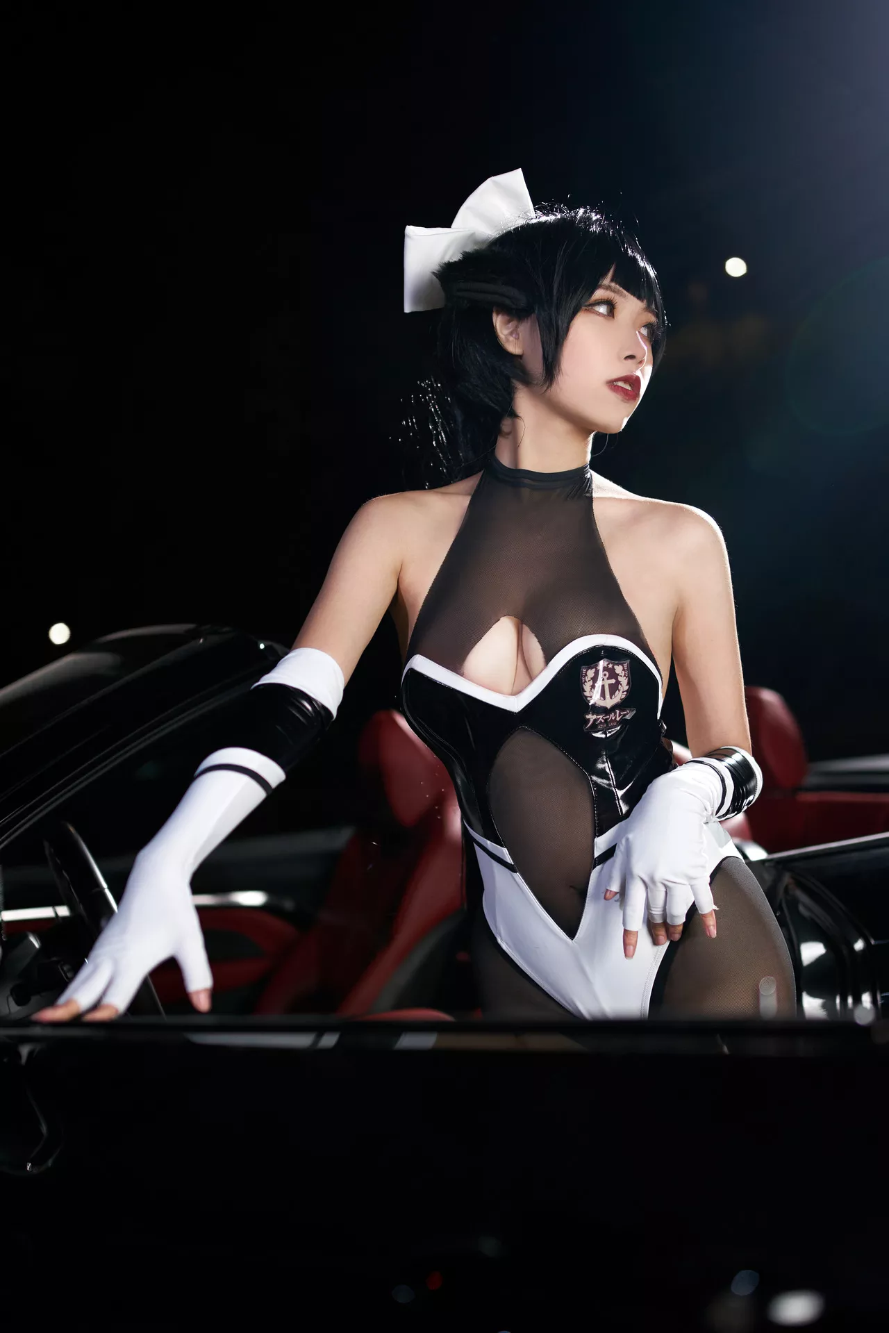 ko 獒 高雄 Lane Cosplay 碧蓝航线 ) 【Momo 葵葵】 丽人 (Azur 福利 Takao