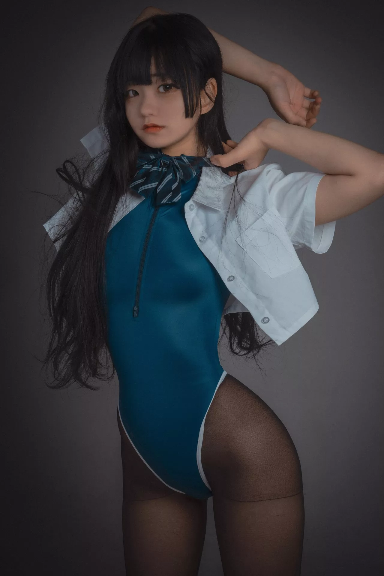 Lesson 优秀写真组图】 Jenny 韩国 10 模特 模特 大佳玩 写真 【DJAWA (46P) Jeong 韩国 Ver.A Swimming