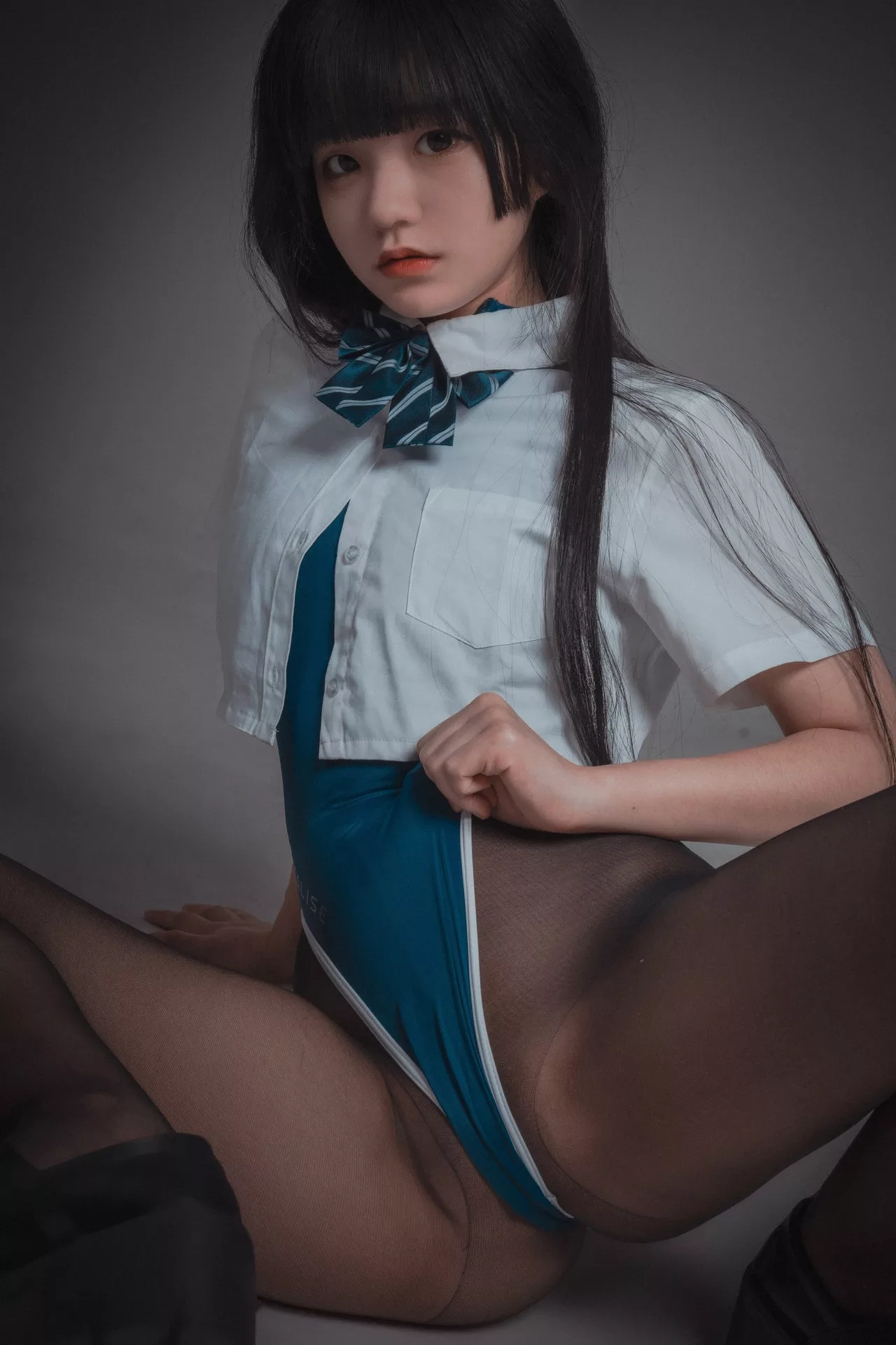 Lesson 优秀写真组图】 Jenny 韩国 10 模特 模特 大佳玩 写真 【DJAWA (46P) Jeong 韩国 Ver.A Swimming