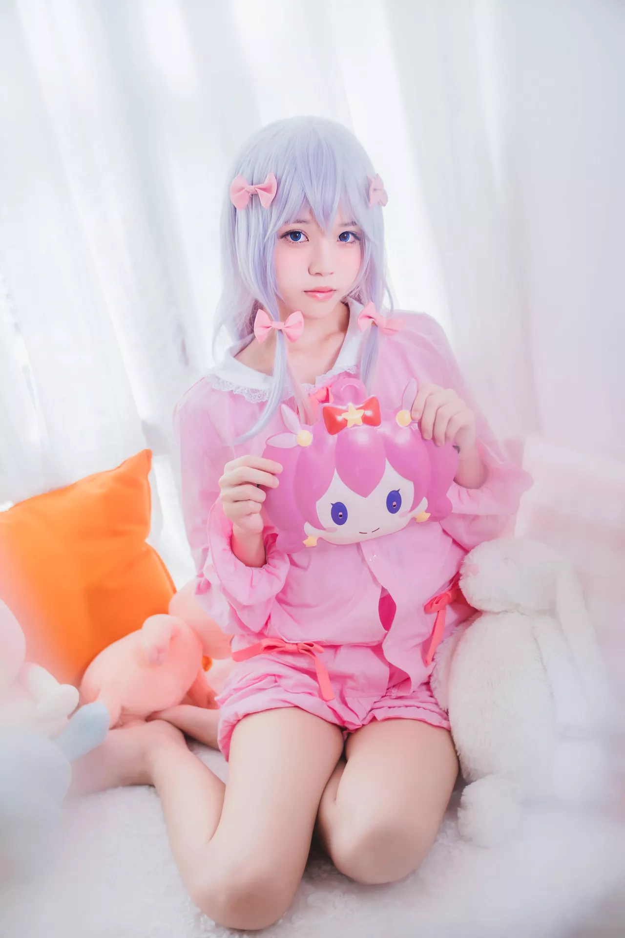 福报 Izumi sensei 喵】 和泉纱�F (Eromanga 樱桃 Sagiri 尤物 【Lori 先生) Cosplay