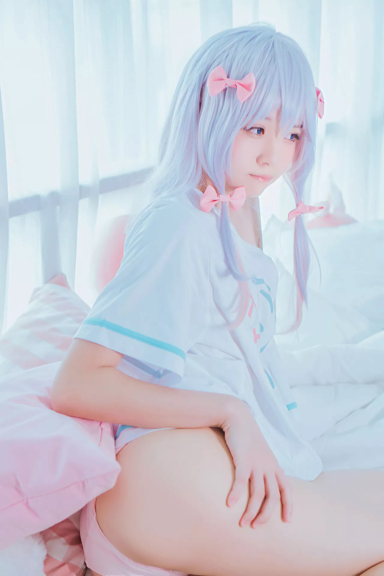 福报 Izumi sensei 喵】 和泉纱�F (Eromanga 樱桃 Sagiri 尤物 【Lori 先生) Cosplay
