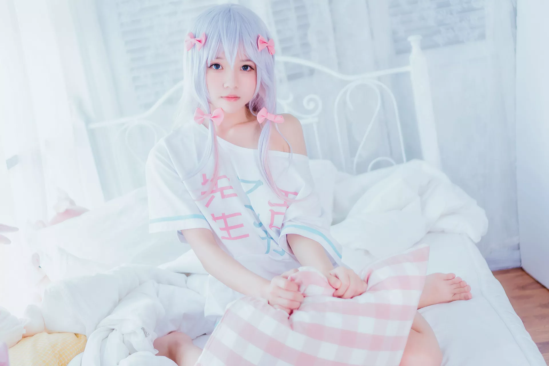 福报 Izumi sensei 喵】 和泉纱�F (Eromanga 樱桃 Sagiri 尤物 【Lori 先生) Cosplay