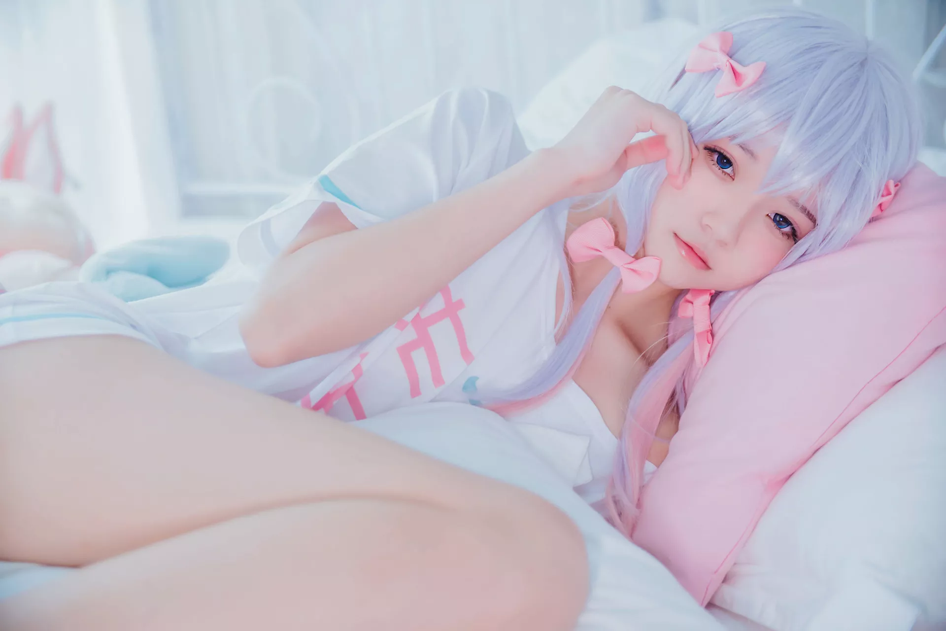 福报 Izumi sensei 喵】 和泉纱�F (Eromanga 樱桃 Sagiri 尤物 【Lori 先生) Cosplay