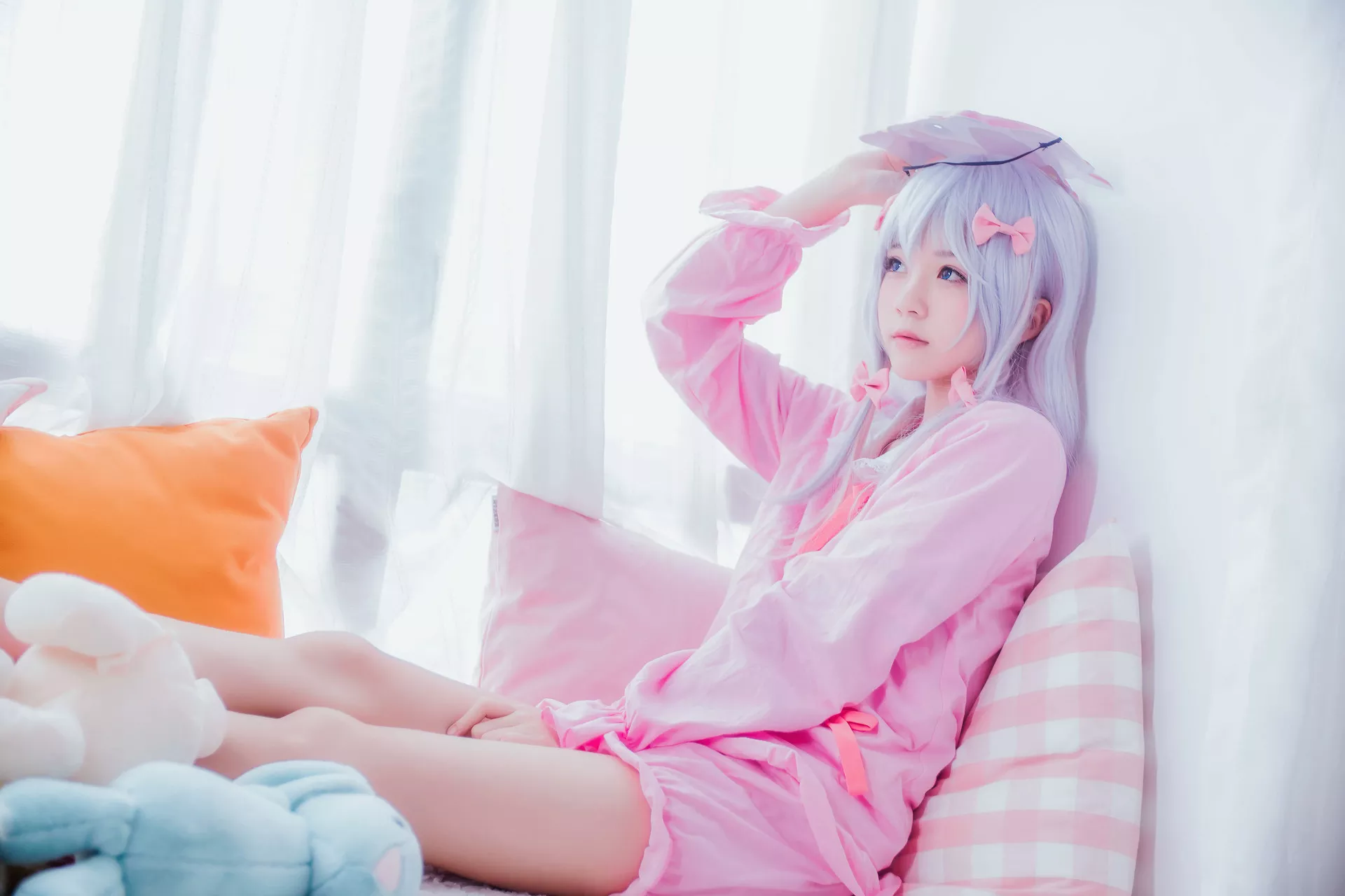 福报 Izumi sensei 喵】 和泉纱�F (Eromanga 樱桃 Sagiri 尤物 【Lori 先生) Cosplay