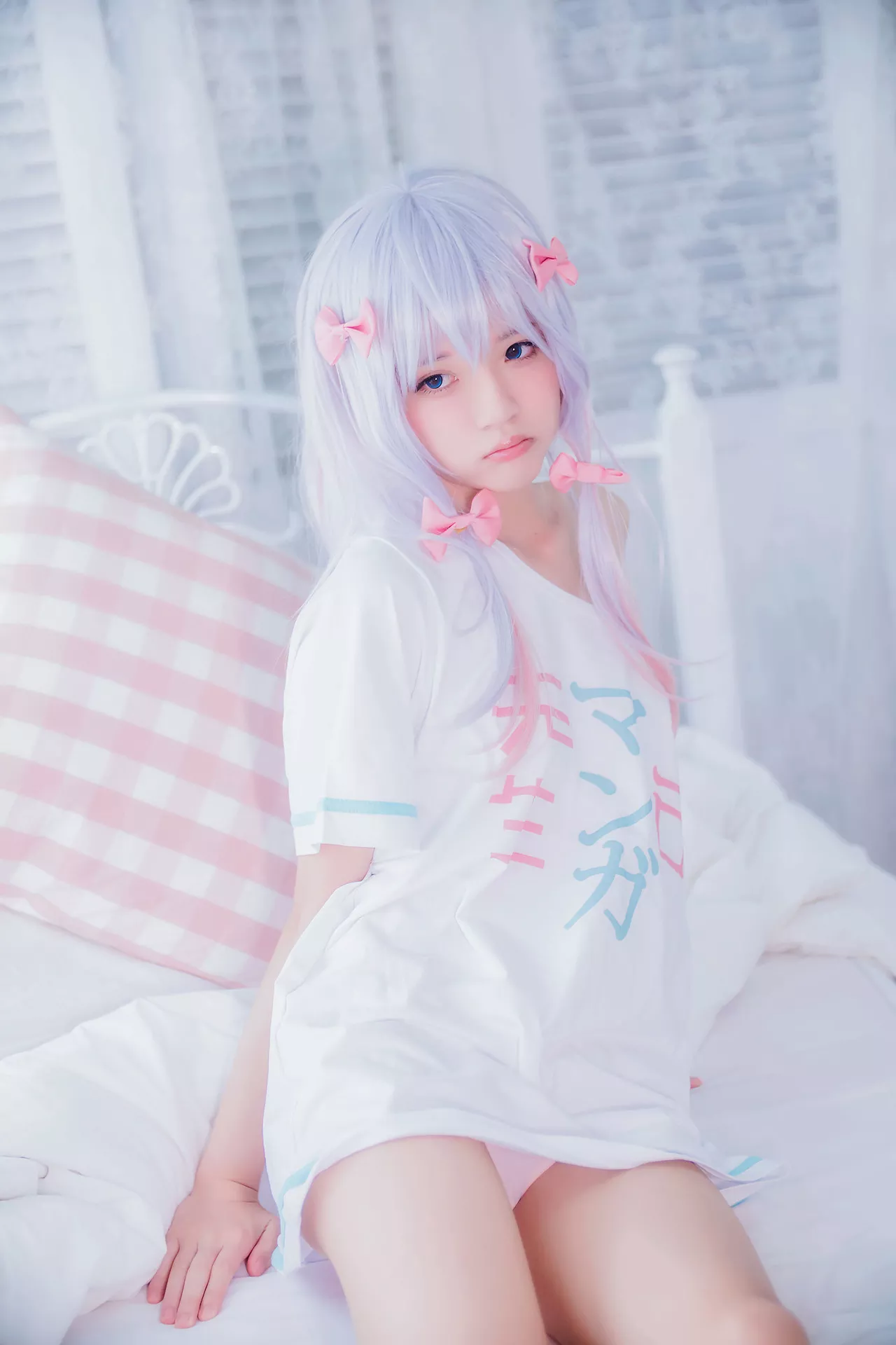 福报 Izumi sensei 喵】 和泉纱�F (Eromanga 樱桃 Sagiri 尤物 【Lori 先生) Cosplay